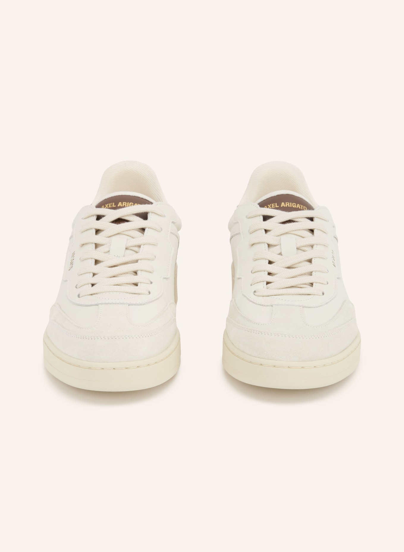 AXEL ARIGATO Sneaker DICE T-TOE: ECRU / DUNKELBRAUN