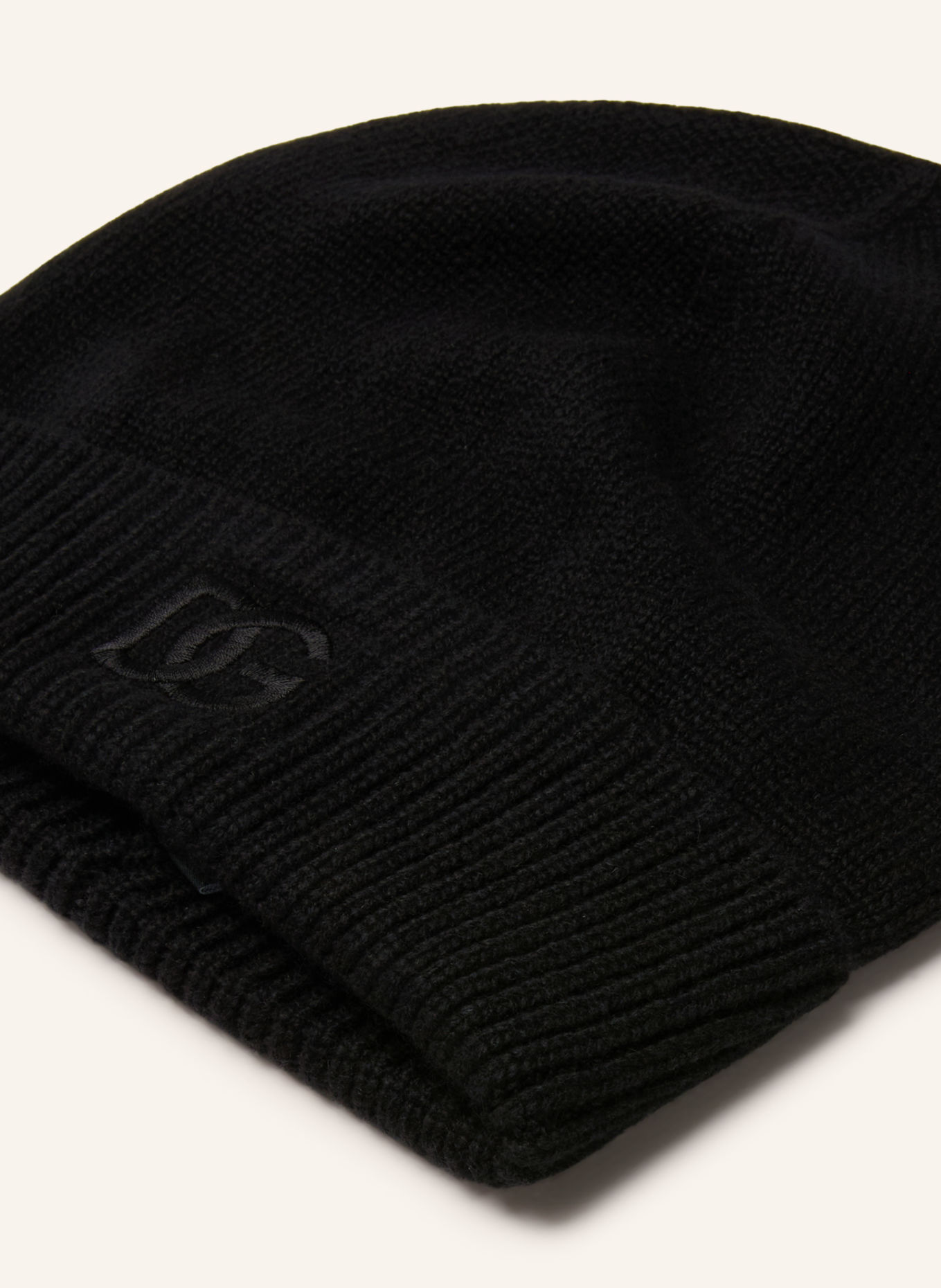 DOLCE & GABBANA Cashmere-Mütze: SCHWARZ