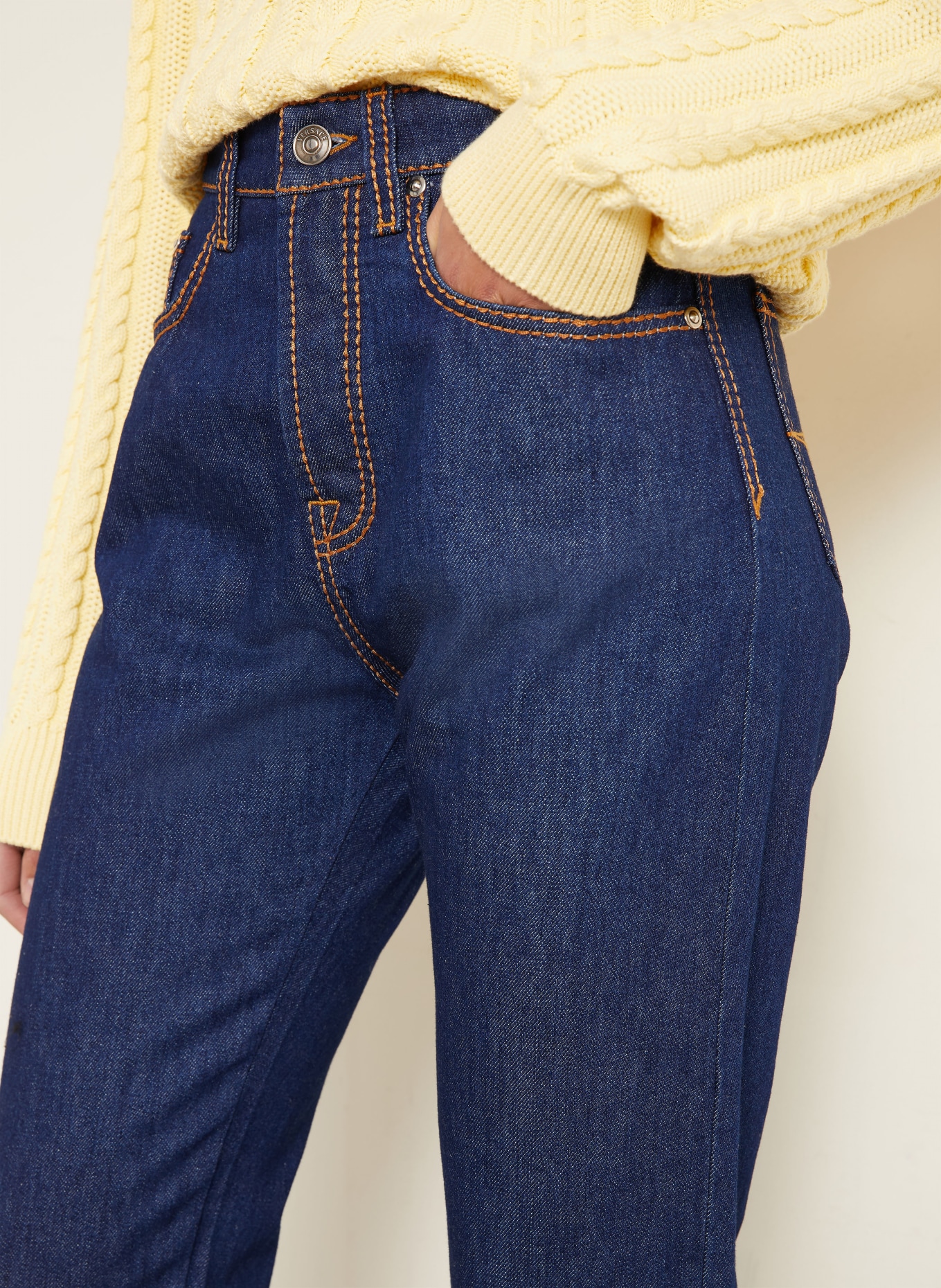VERSACE Straight jeans: 1D870 Blue