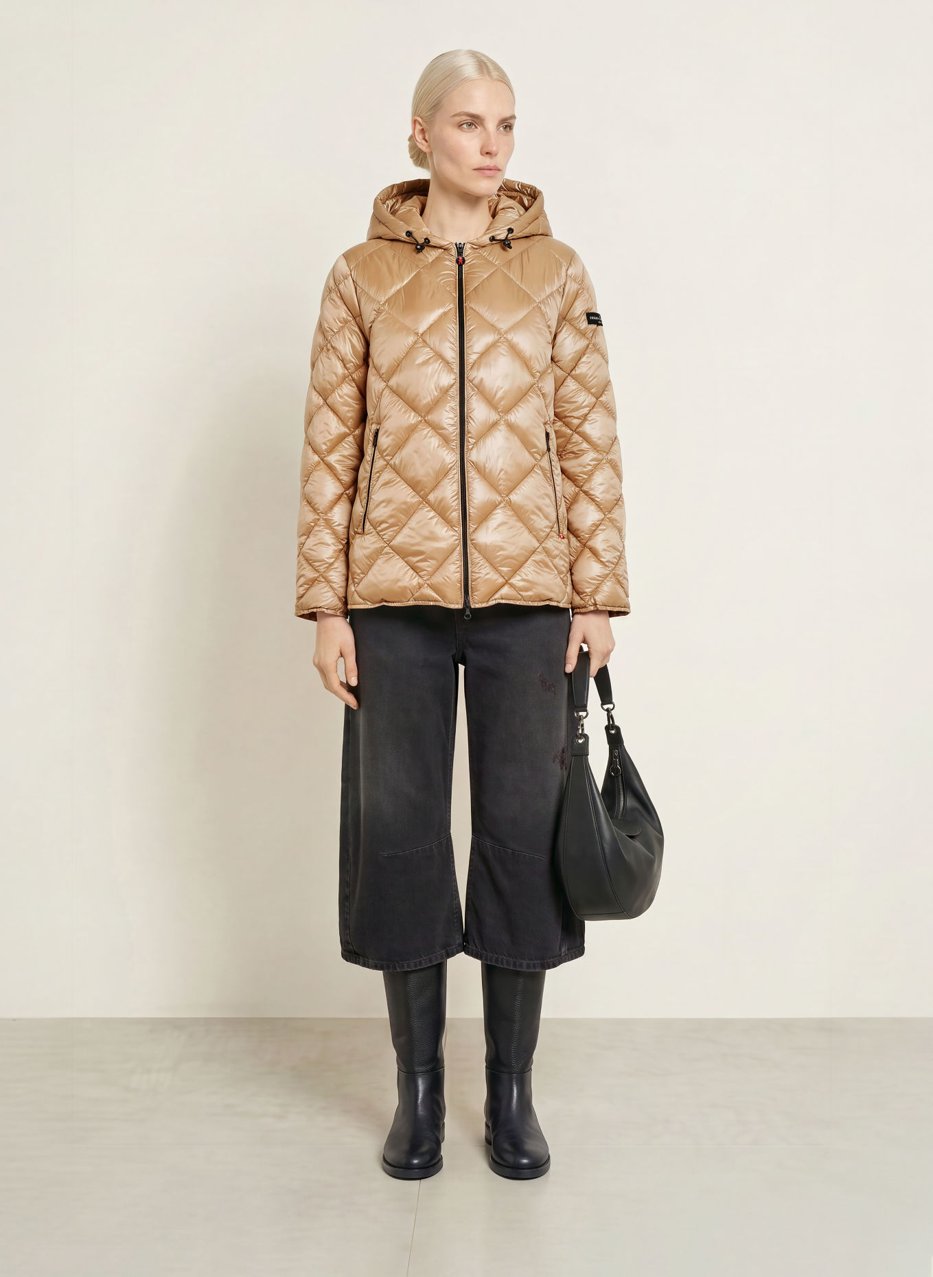 FRIEDA & FREDDIES FINJA Quilted Jacket: CAMEL