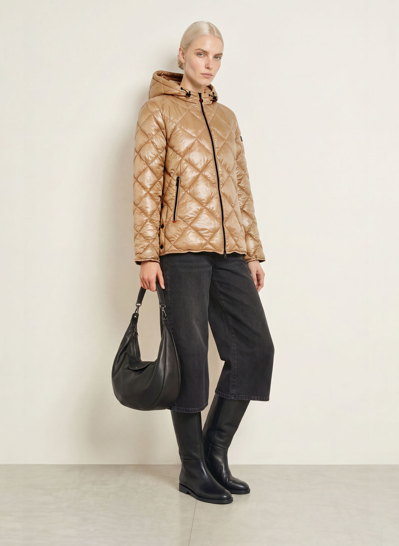 FRIEDA & FREDDIES FINJA Quilted Jacket: CAMEL