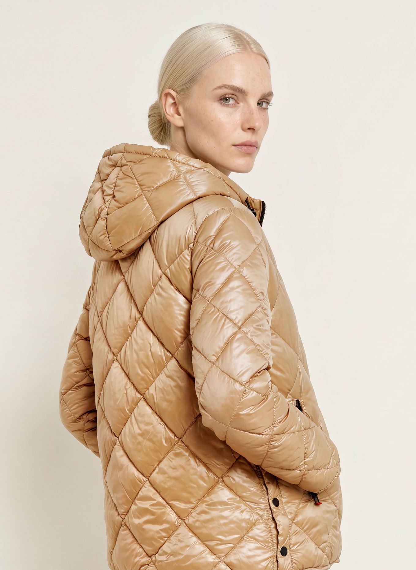 FRIEDA & FREDDIES FINJA Quilted Jacket: CAMEL