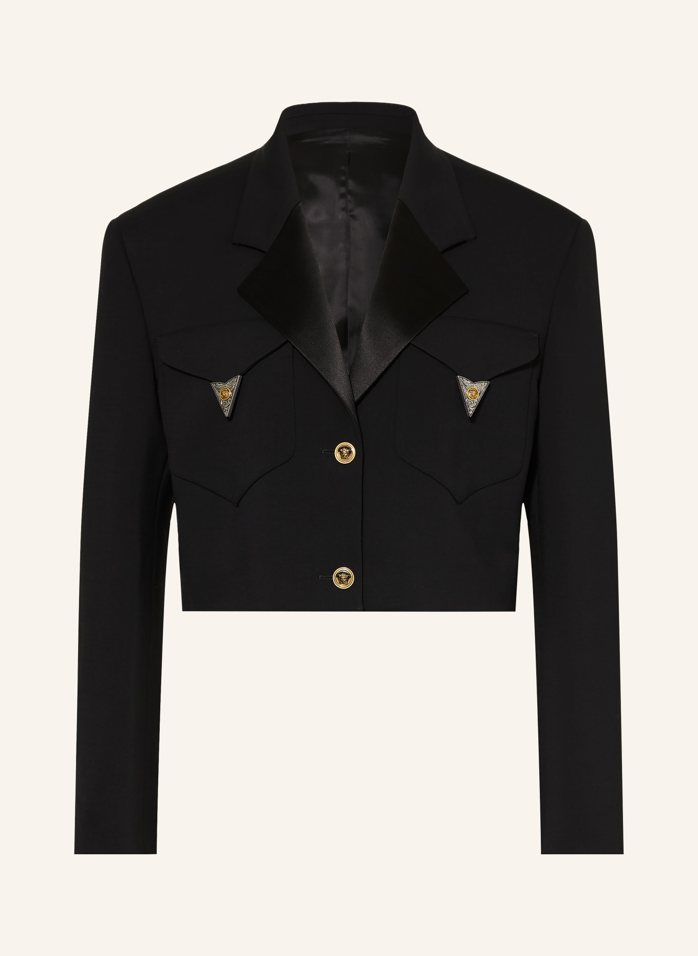 VERSACE Blazer: NEGRU