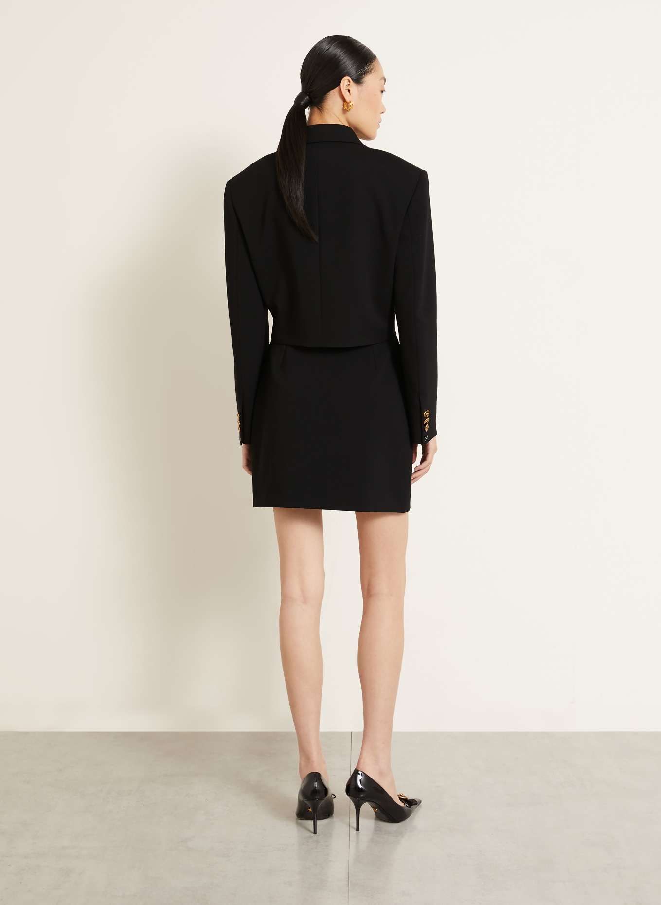 VERSACE Blazer: NEGRU