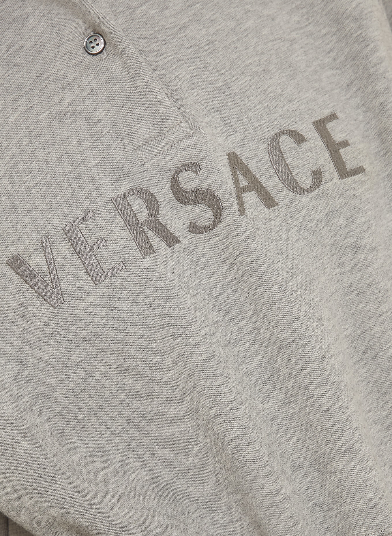 VERSACE Sweatshirt: GRIJS / ECRU / ROOD
