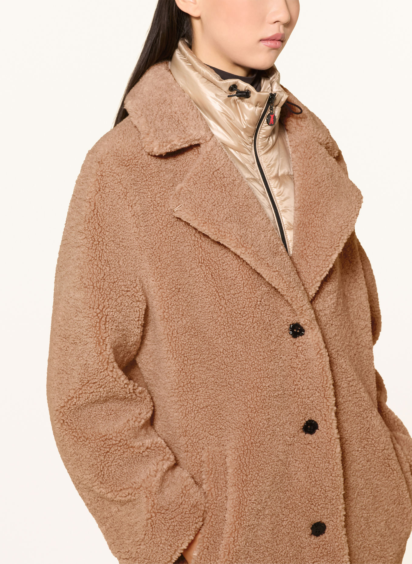 FRIEDA & FREDDIES Teddyfell-Mantel GINEZ: BEIGE