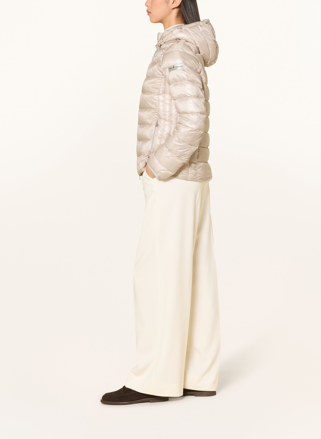 FRIEDA & FREDDIES Steppjacke WENDA mit abnehmbarer Kapuze: CREME