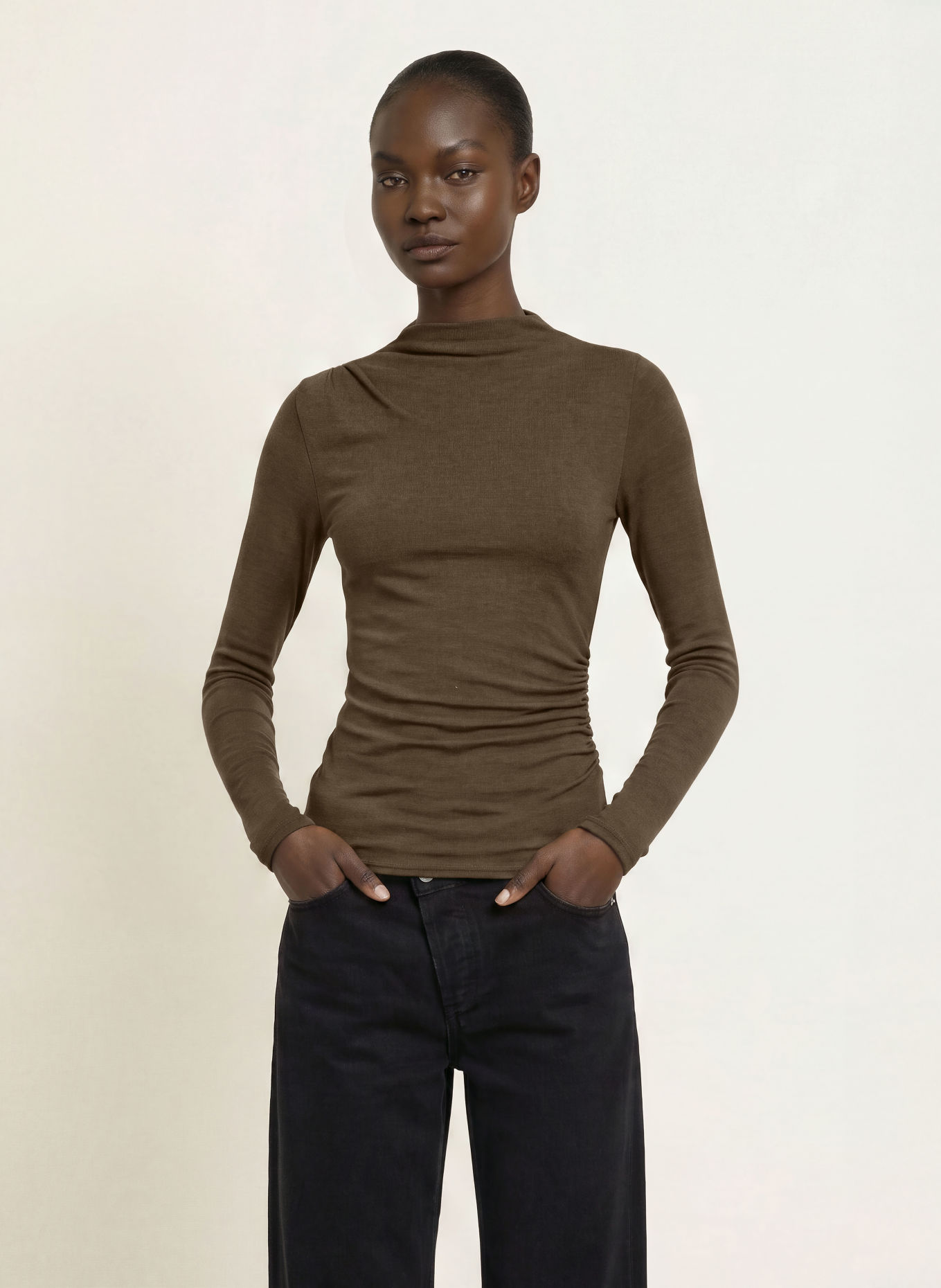 Rails Longsleeve JOELLE: OLIV