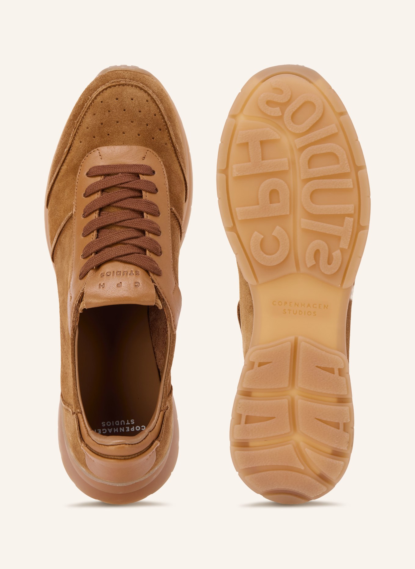 COPENHAGEN STUDIOS Sneaker CPH740: COGNAC