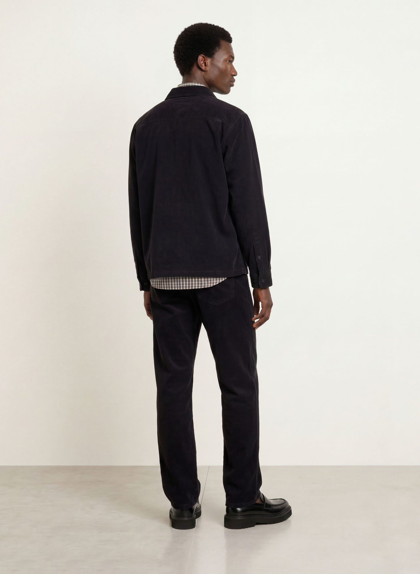 SAMSØE SAMSØE Pantalon en velours côtelé SAEDDIE, coupe régulière: CLR000021 BLACK