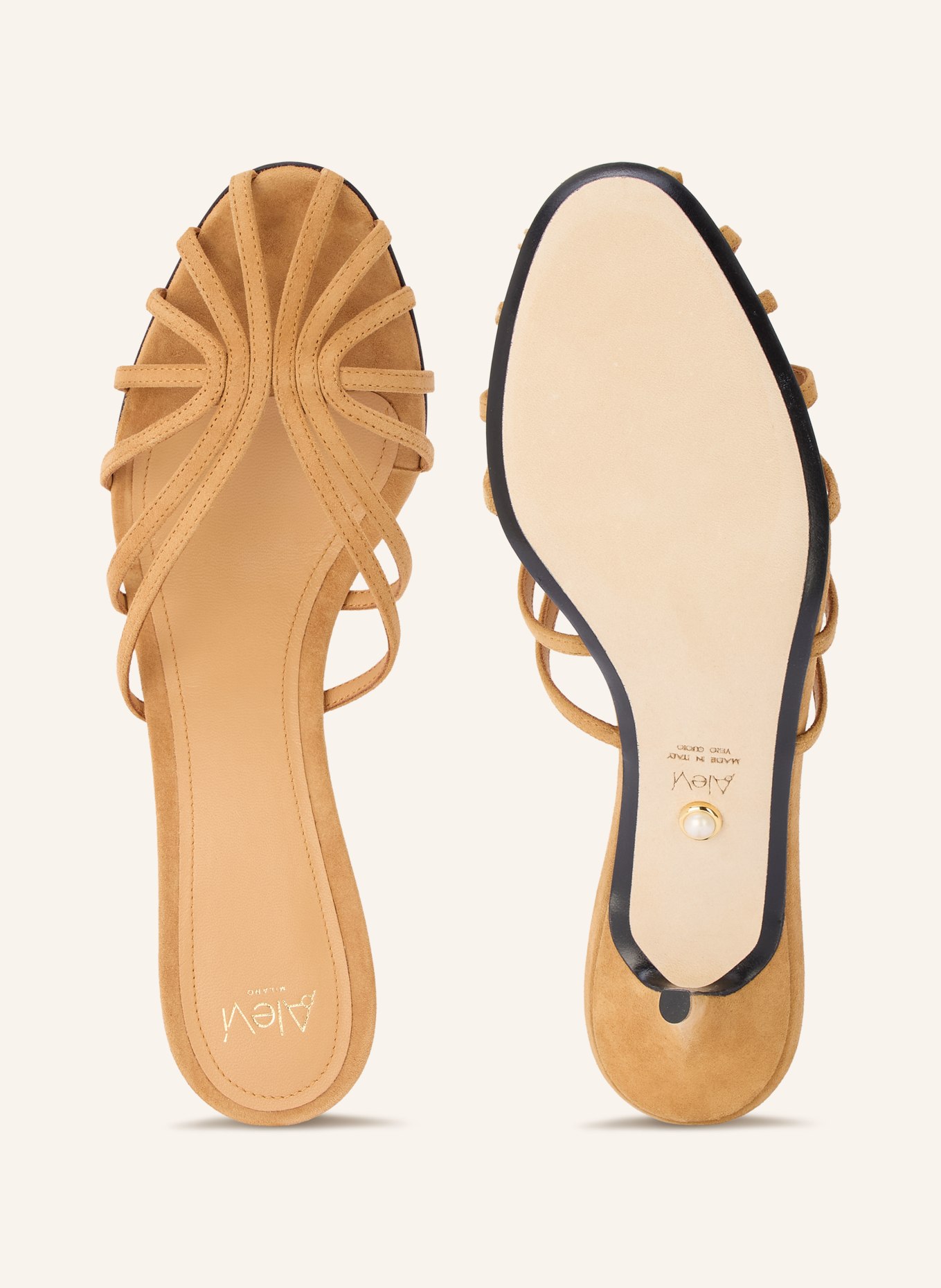 ALEVI Mules MEL: CAMEL