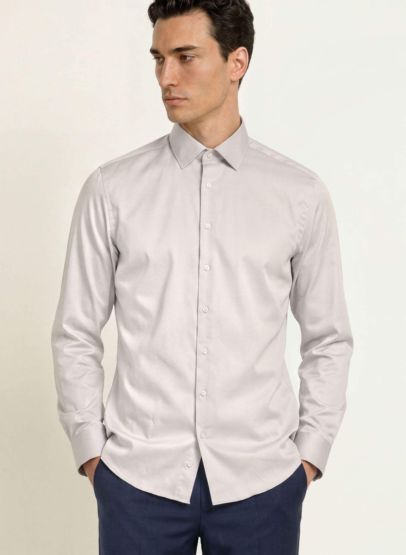 seidensticker Hemd Regular Fit: BLAUGRAU