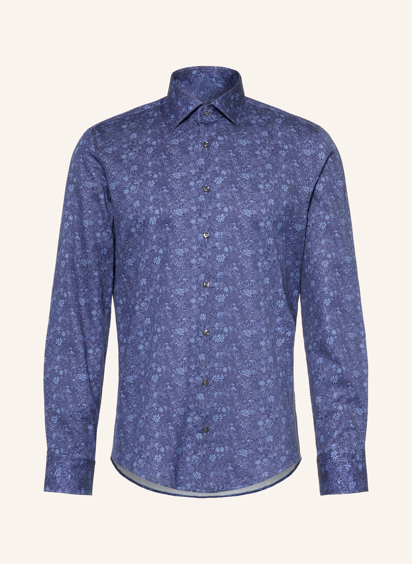 seidensticker Hemd Slim Fit: BLAU / HELLBLAU