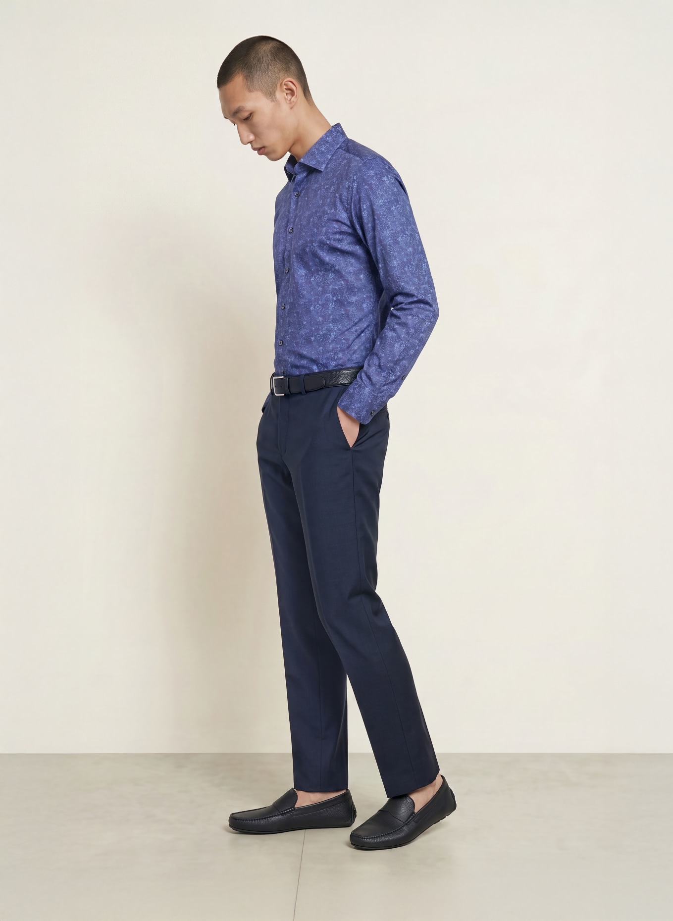 seidensticker Hemd Slim Fit: BLAU / HELLBLAU