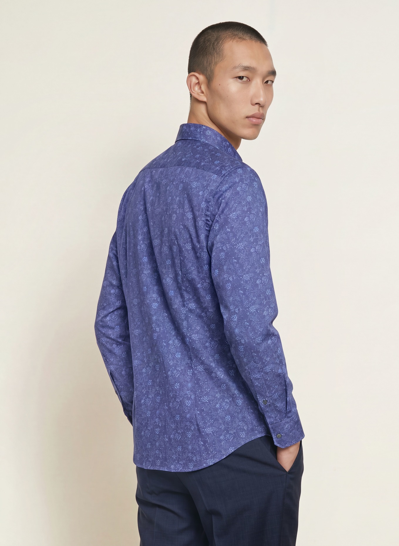 seidensticker Hemd Slim Fit: BLAU / HELLBLAU