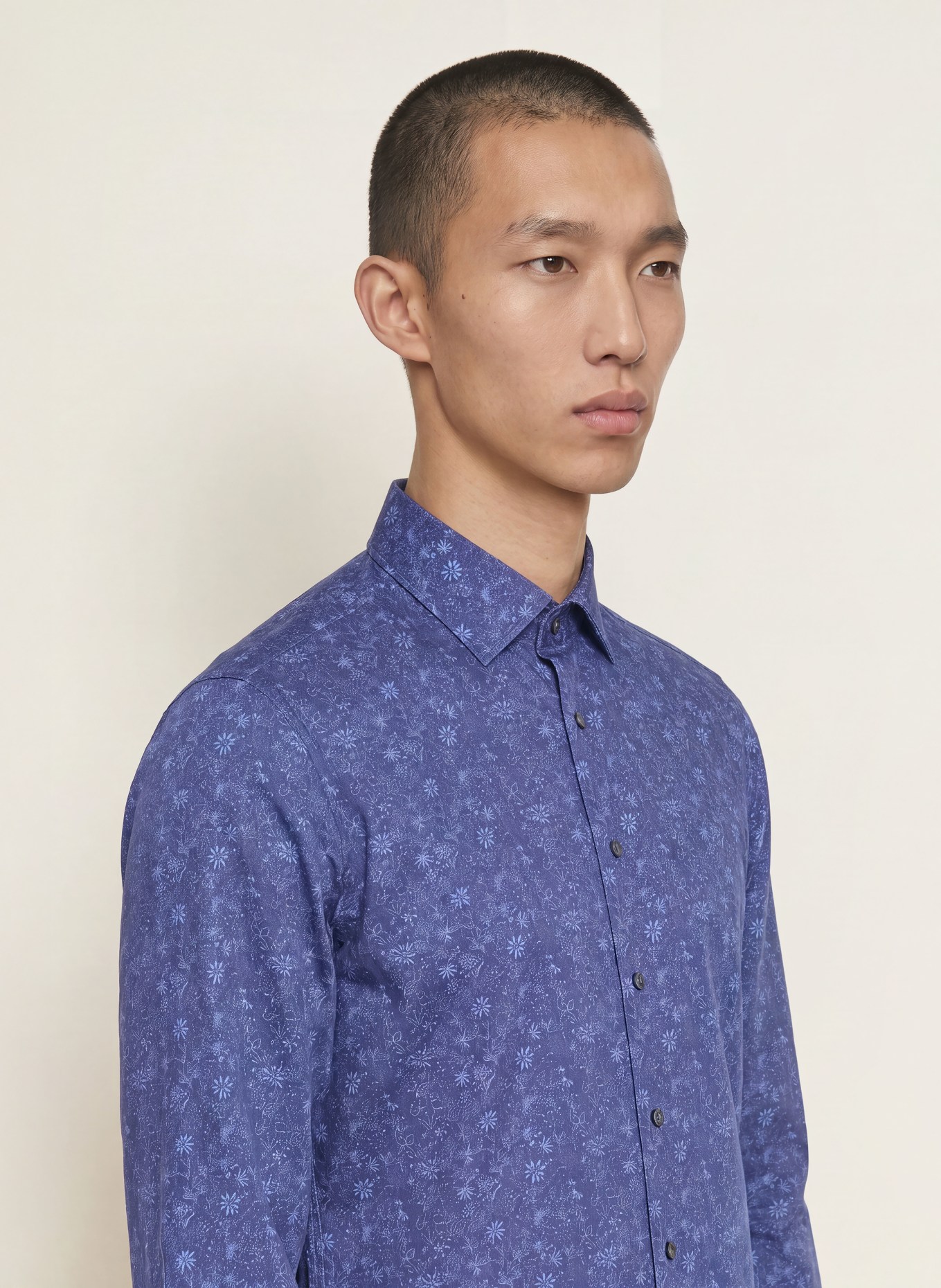 seidensticker Hemd Slim Fit: BLAU / HELLBLAU