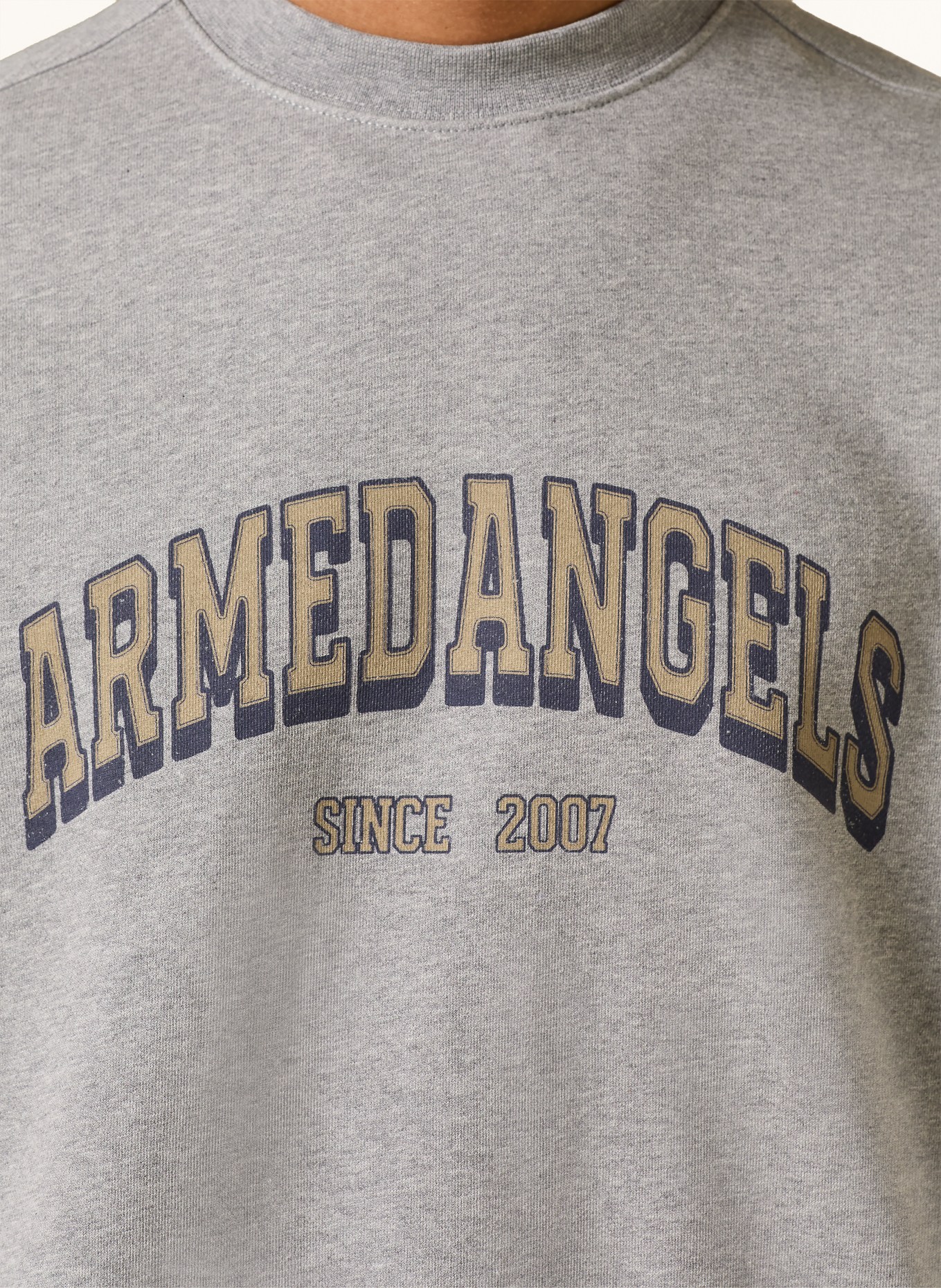 ARMEDANGELS Sweatshirt: GRIJS