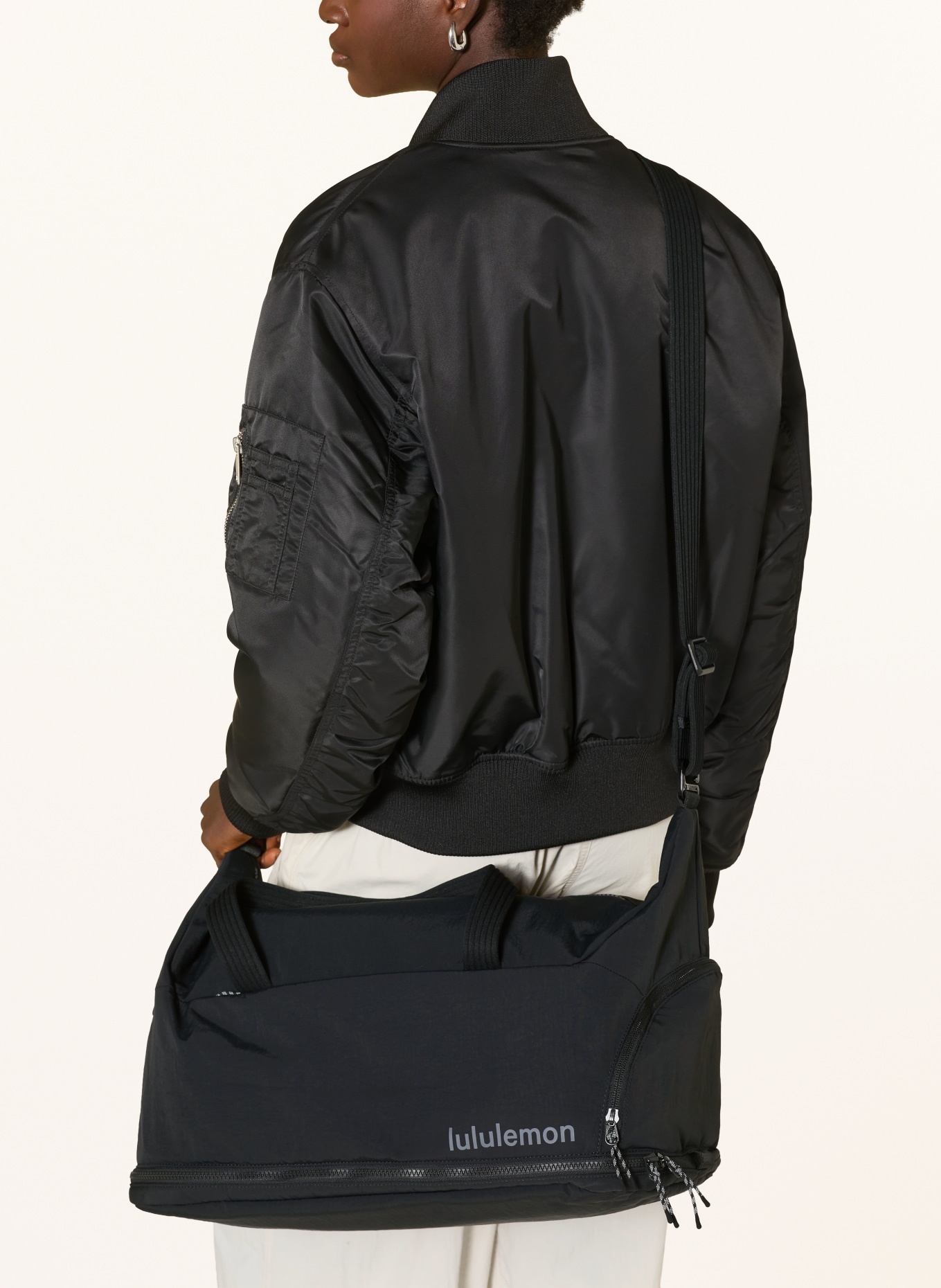 lululemon Sporttas: ZWART / GRIJS