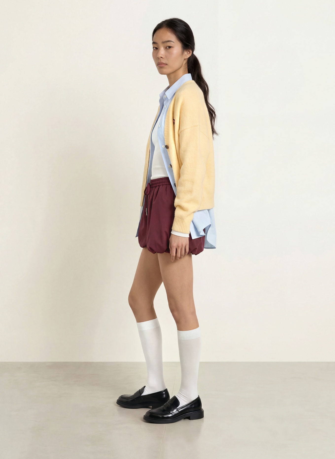TOMMY JEANS Cardigan: LIGHT YELLOW