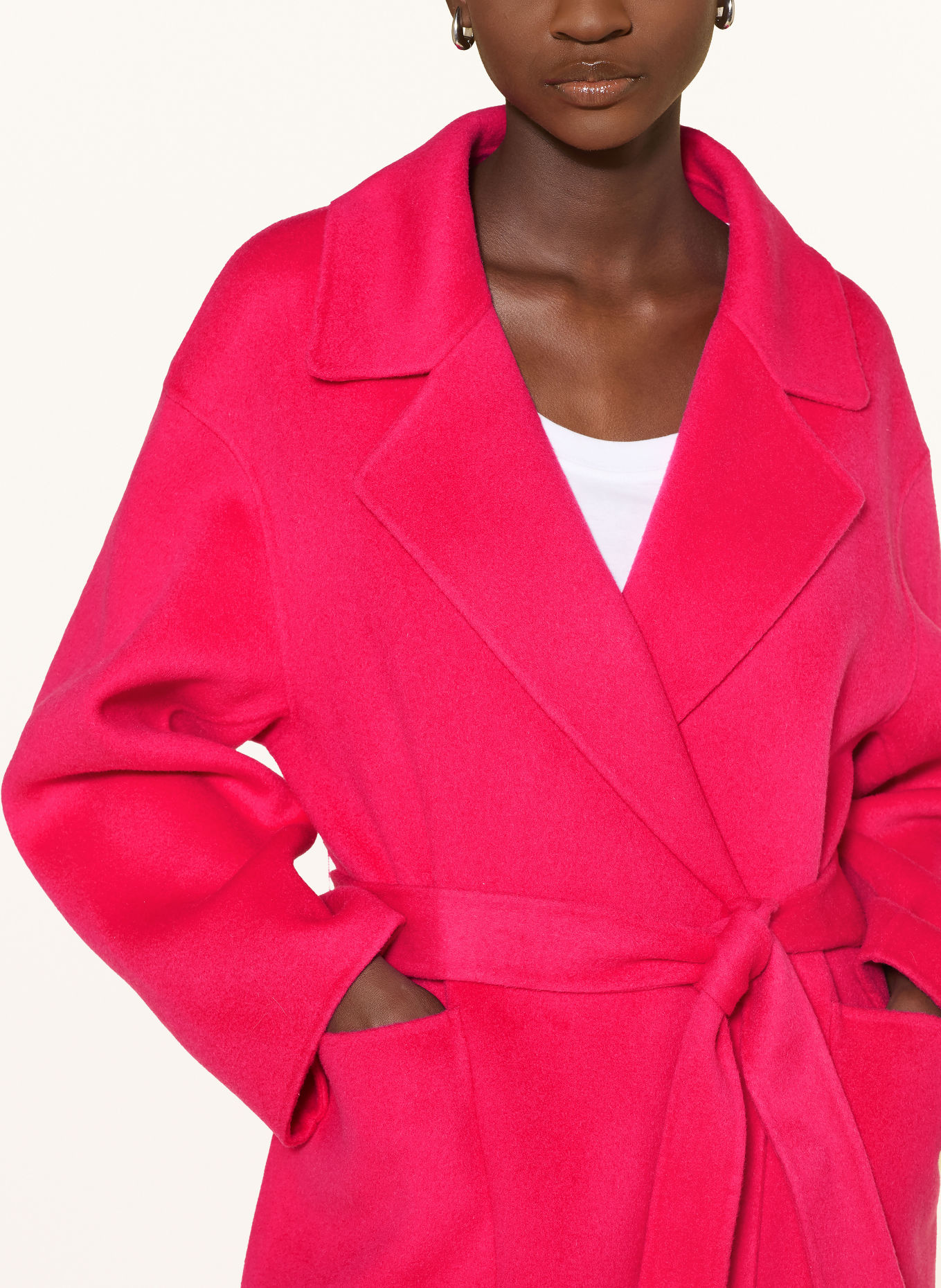 MILANO ITALY Wollmantel: NEONPINK