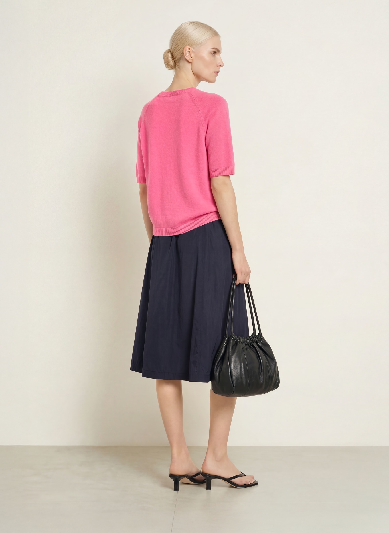 MILANO ITALY Gebreid shirt: ROZE