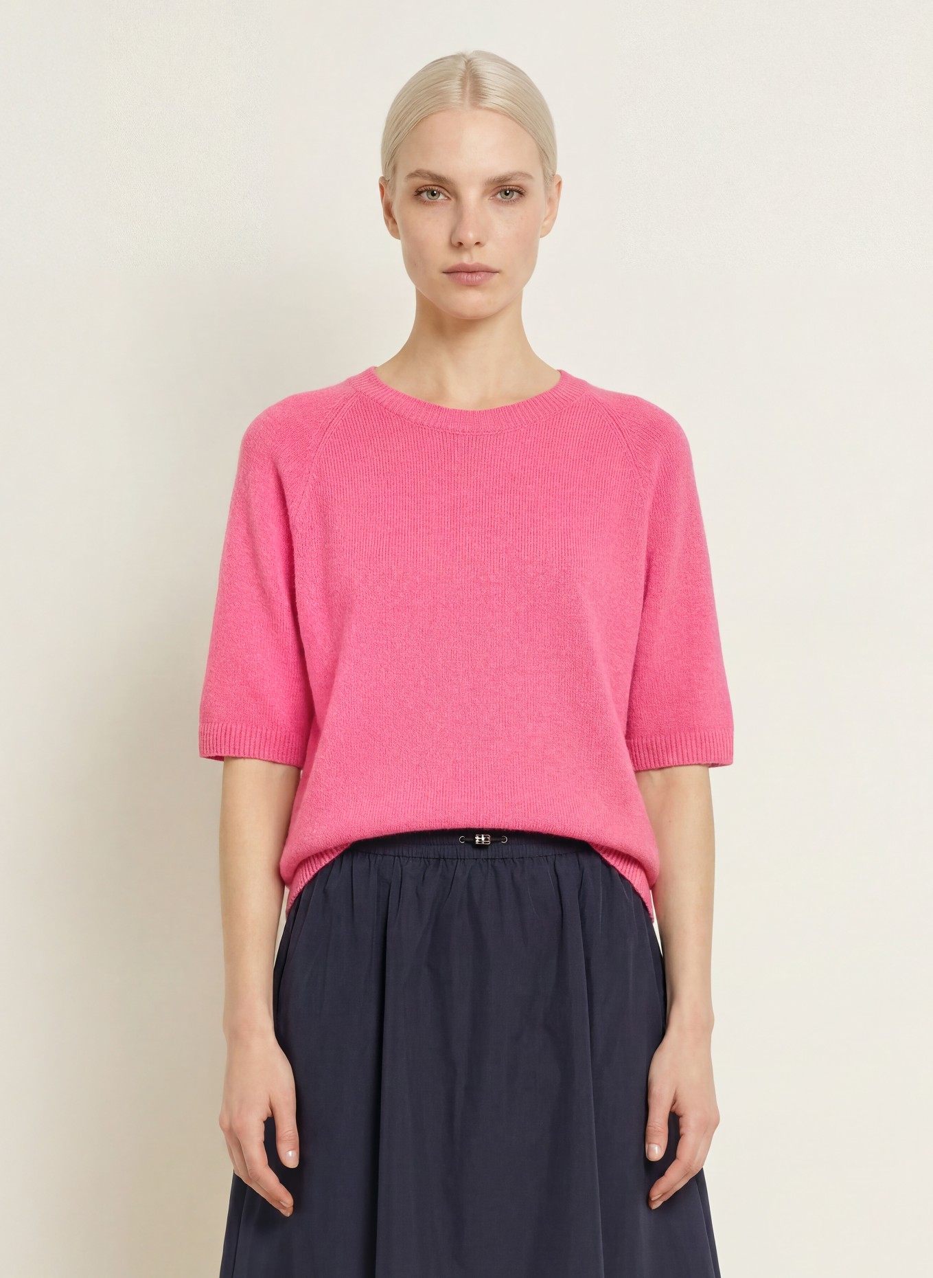 MILANO ITALY Gebreid shirt: ROZE
