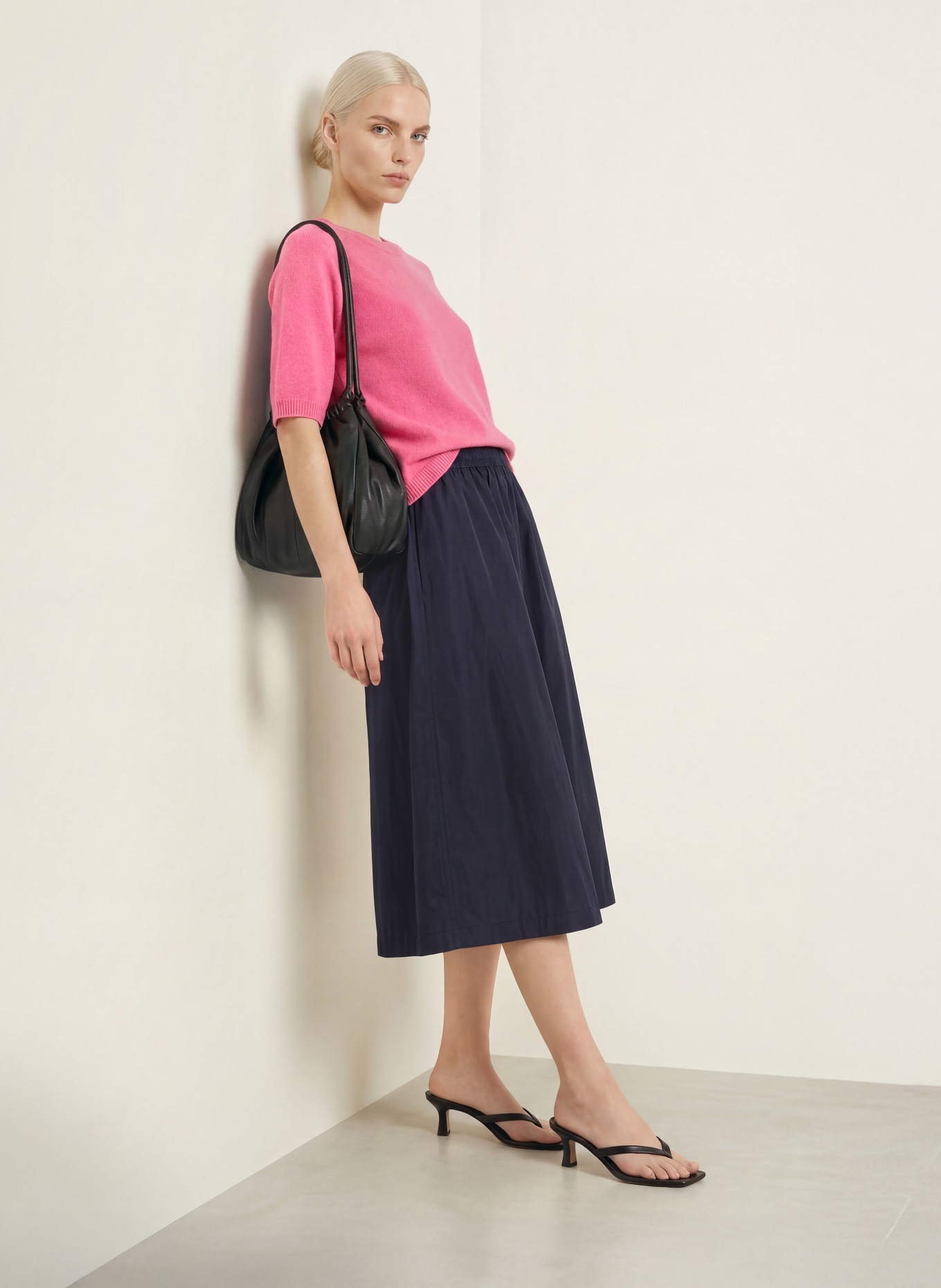 MILANO ITALY Gebreid shirt: ROZE