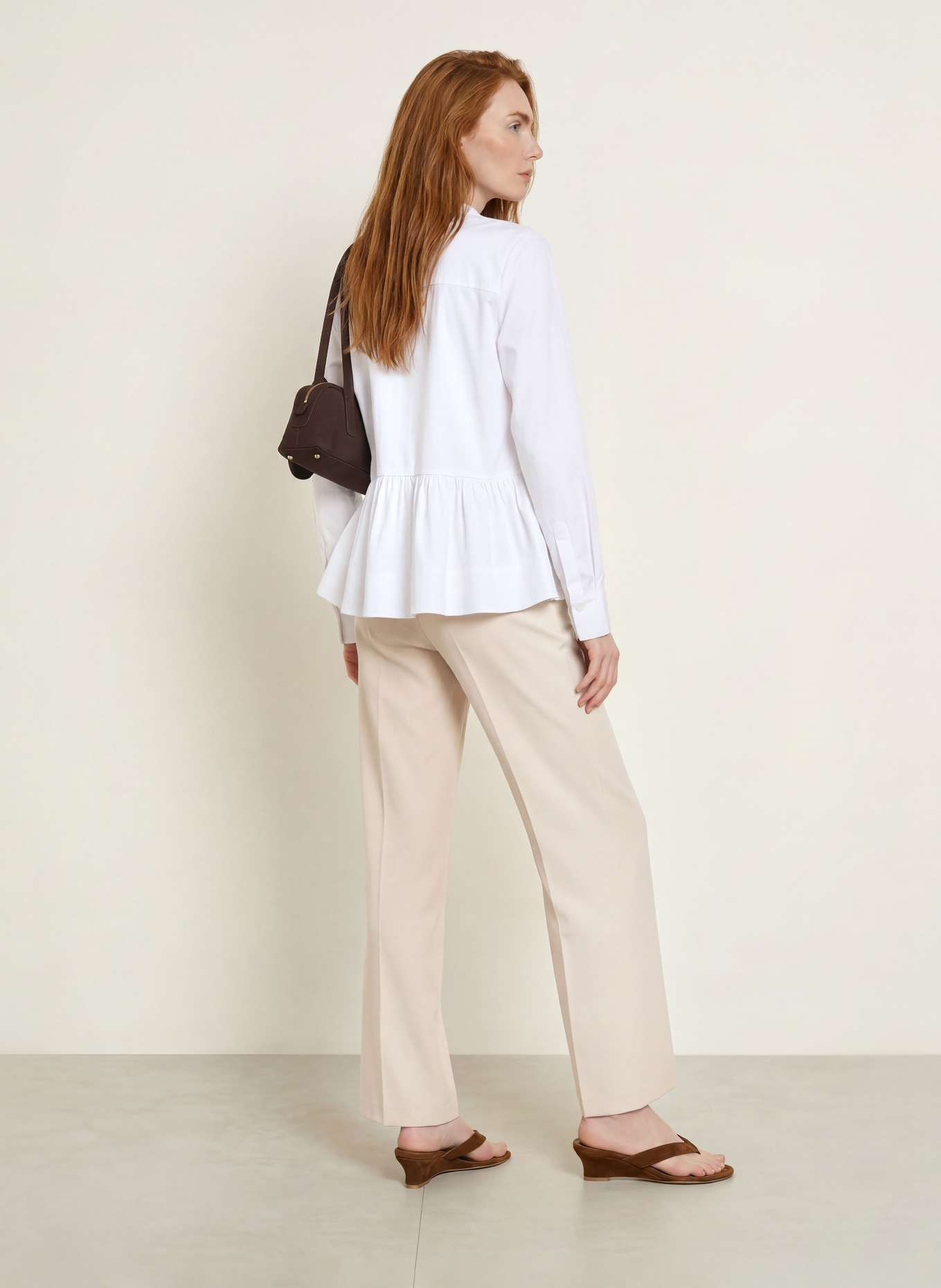 MILANO ITALY Chemisier: BLANC