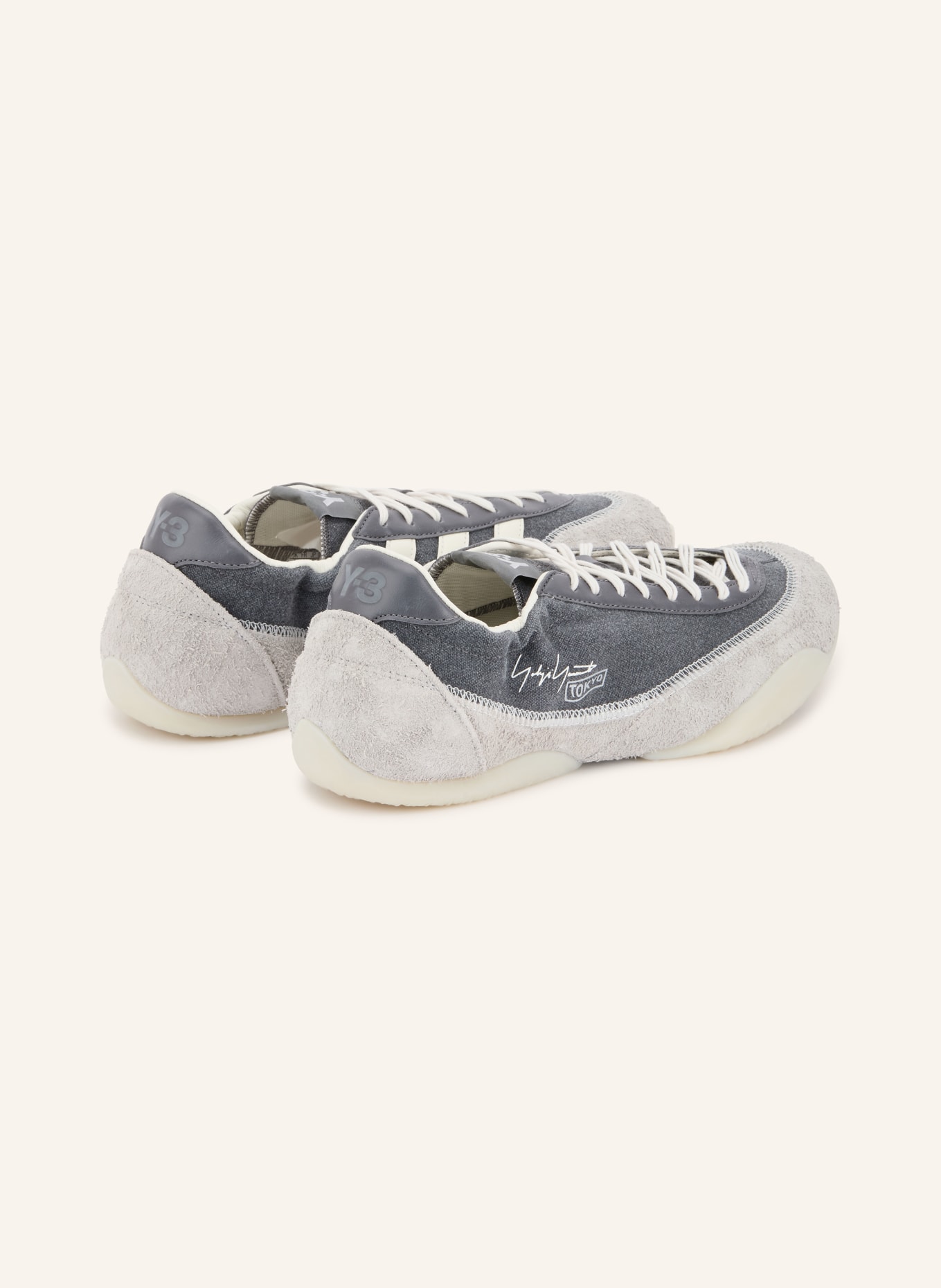 Y-3 Sneaker TOKYO WARPED: DUNKELGRAU / HELLGRAU