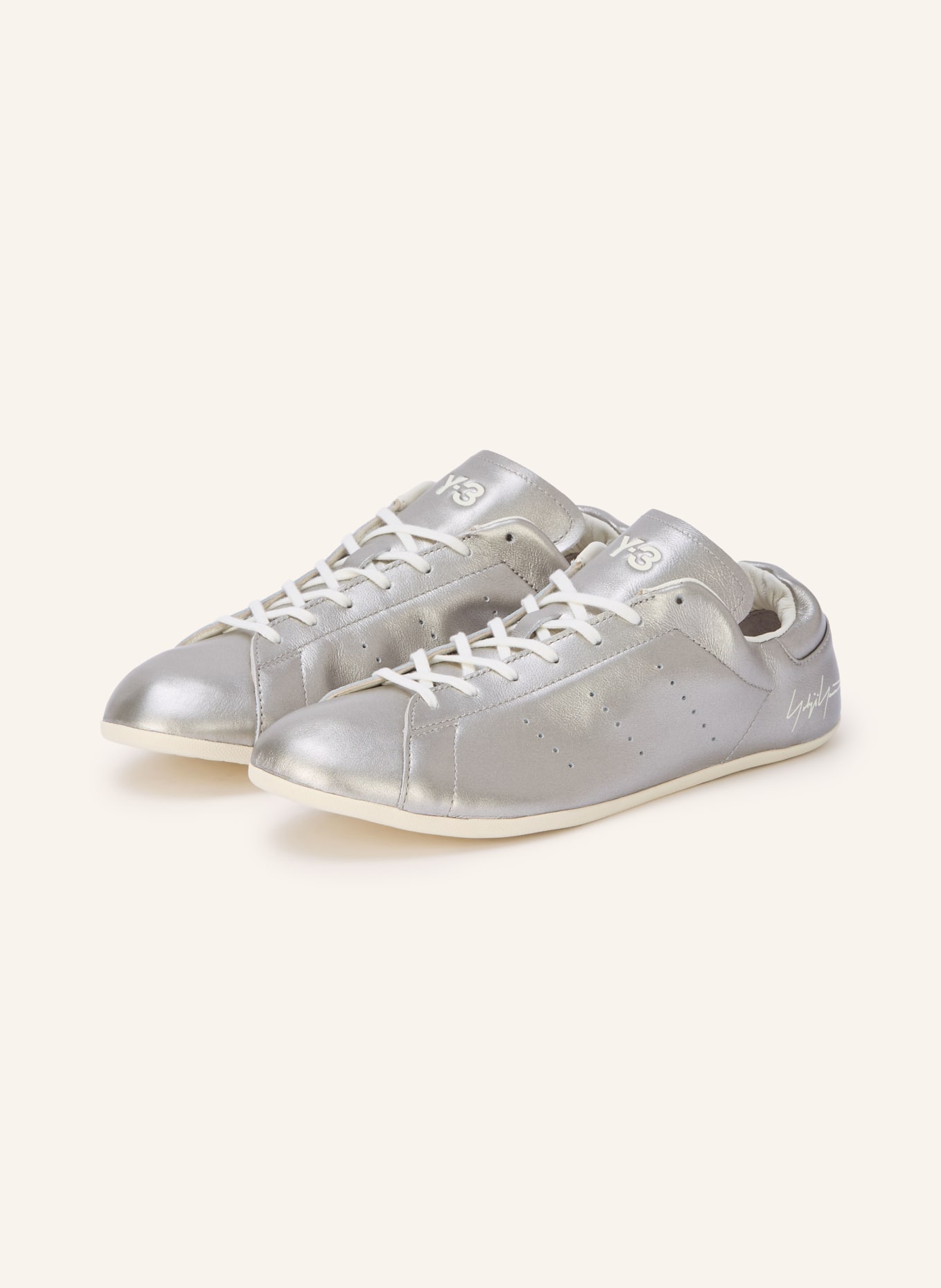 Y-3 Sneaker Y-3 STAN SMITH LO PRO: SILBER / ECRU