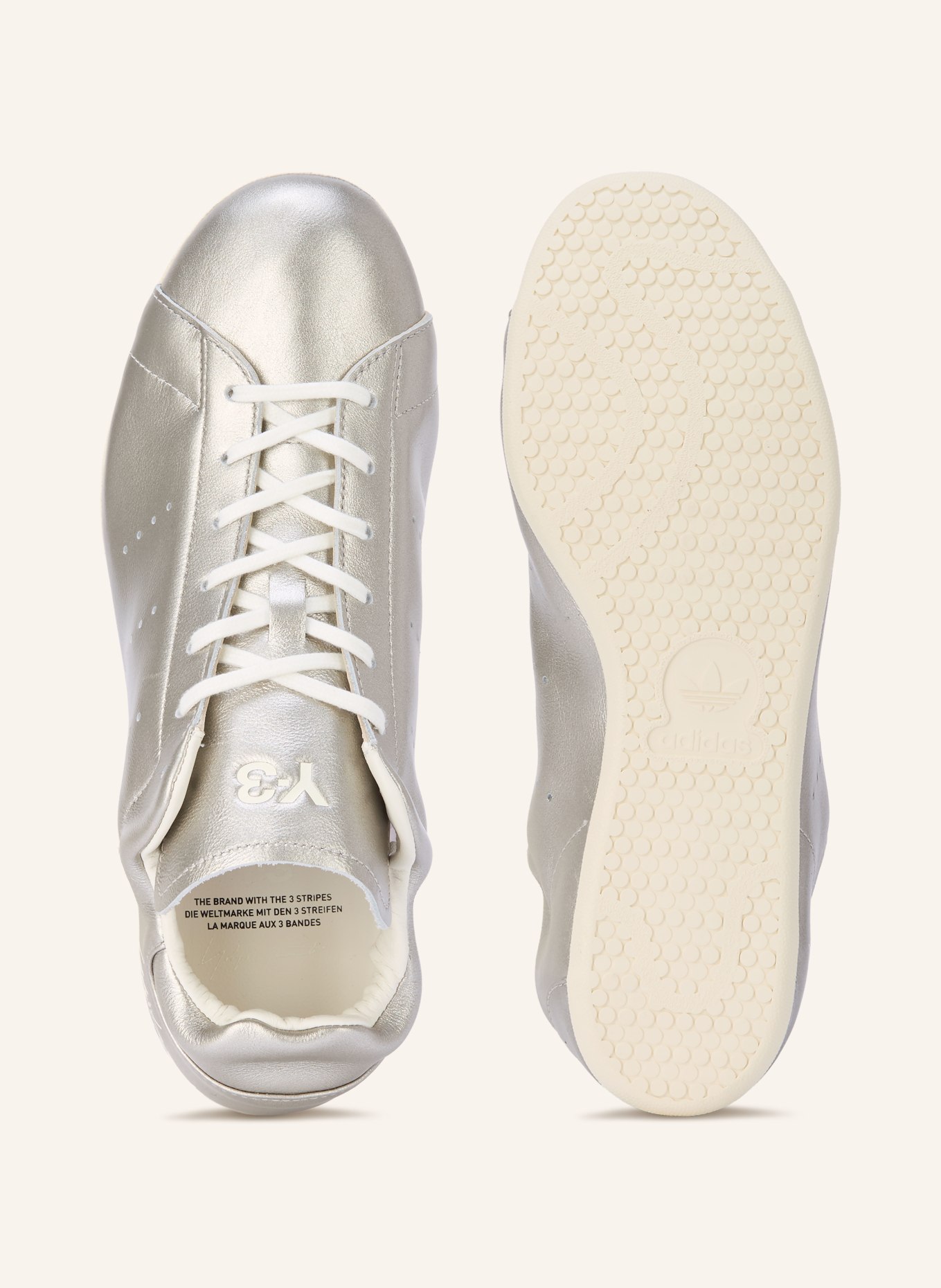 Y-3 Sneaker Y-3 STAN SMITH LO PRO: SILBER / ECRU