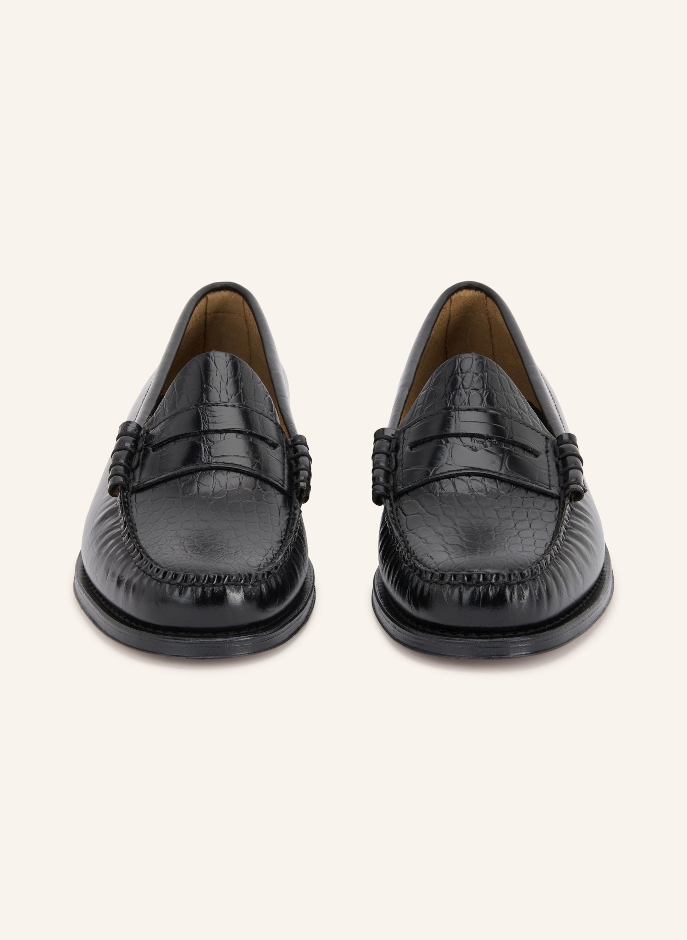 G.H.Bass Pennyloafer WEEJUN HERITAGE: ZWART