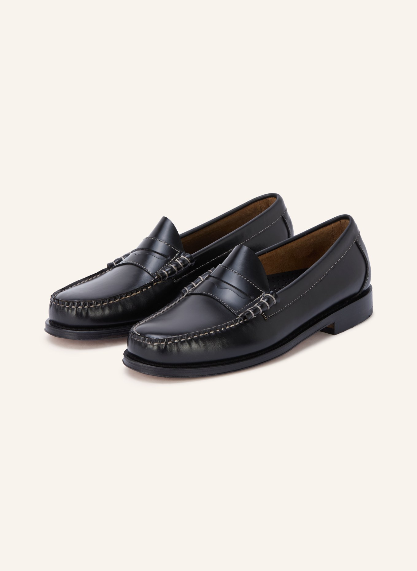 G.H.Bass Pennyloafer WEEJUN HERITAGE: ZWART