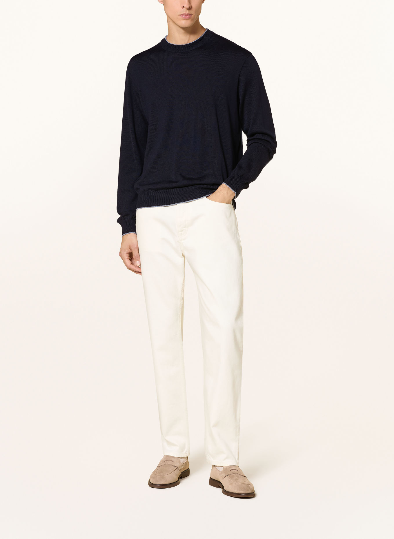 PAUL & SHARK Sweater: DARK BLUE / LIGHT BLUE