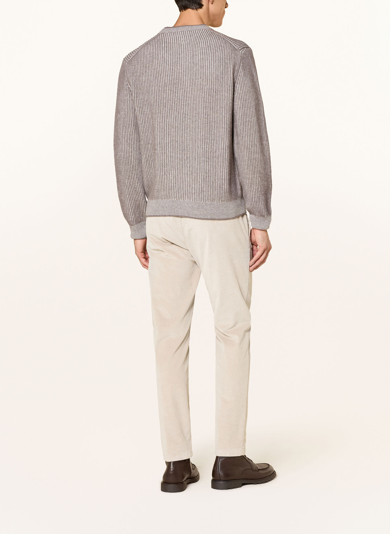 PAUL & SHARK Sweater: TAUPE / ECRU