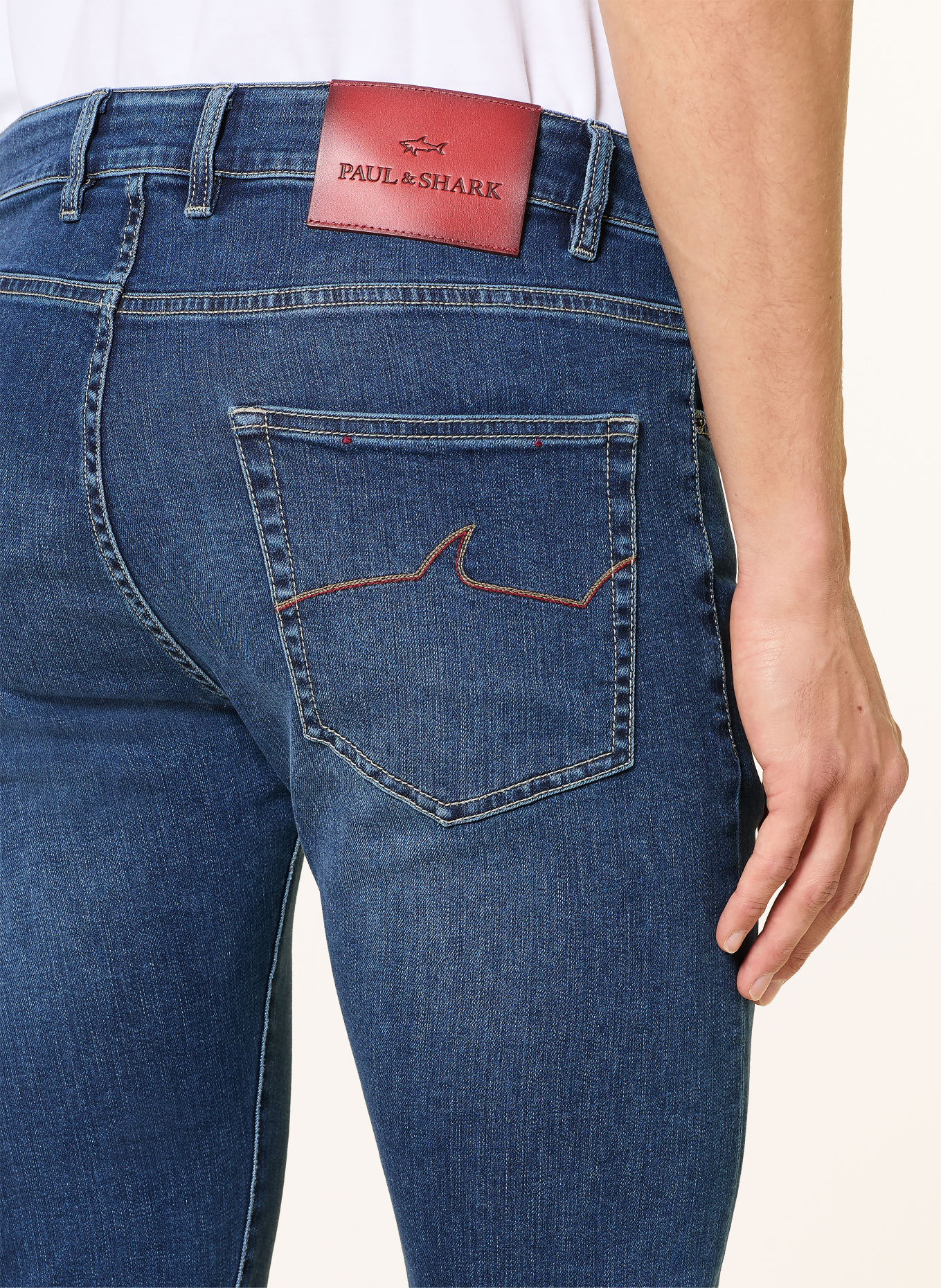 PAUL & SHARK Extra Slim Fit Jeans: J02 mid blue