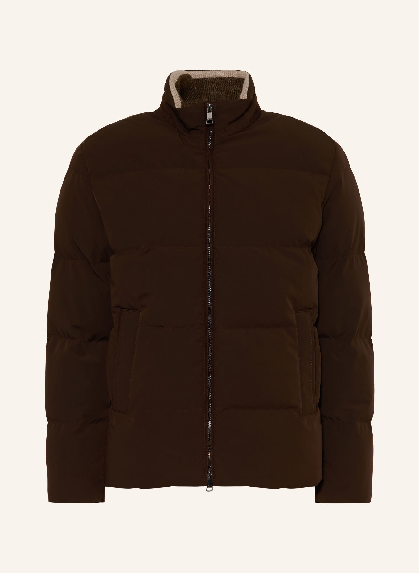 PAUL & SHARK TYPHOON Down Jacket: DARK BROWN