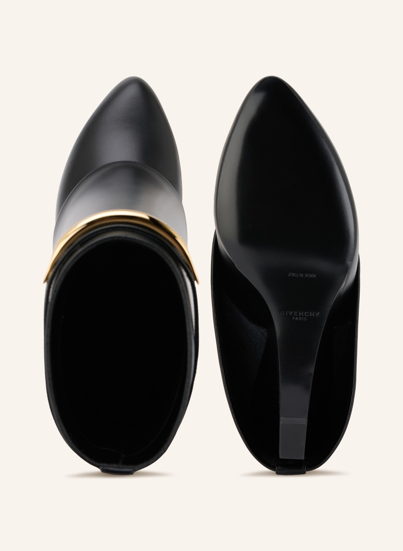 GIVENCHY Stiefeletten: SCHWARZ / GOLD