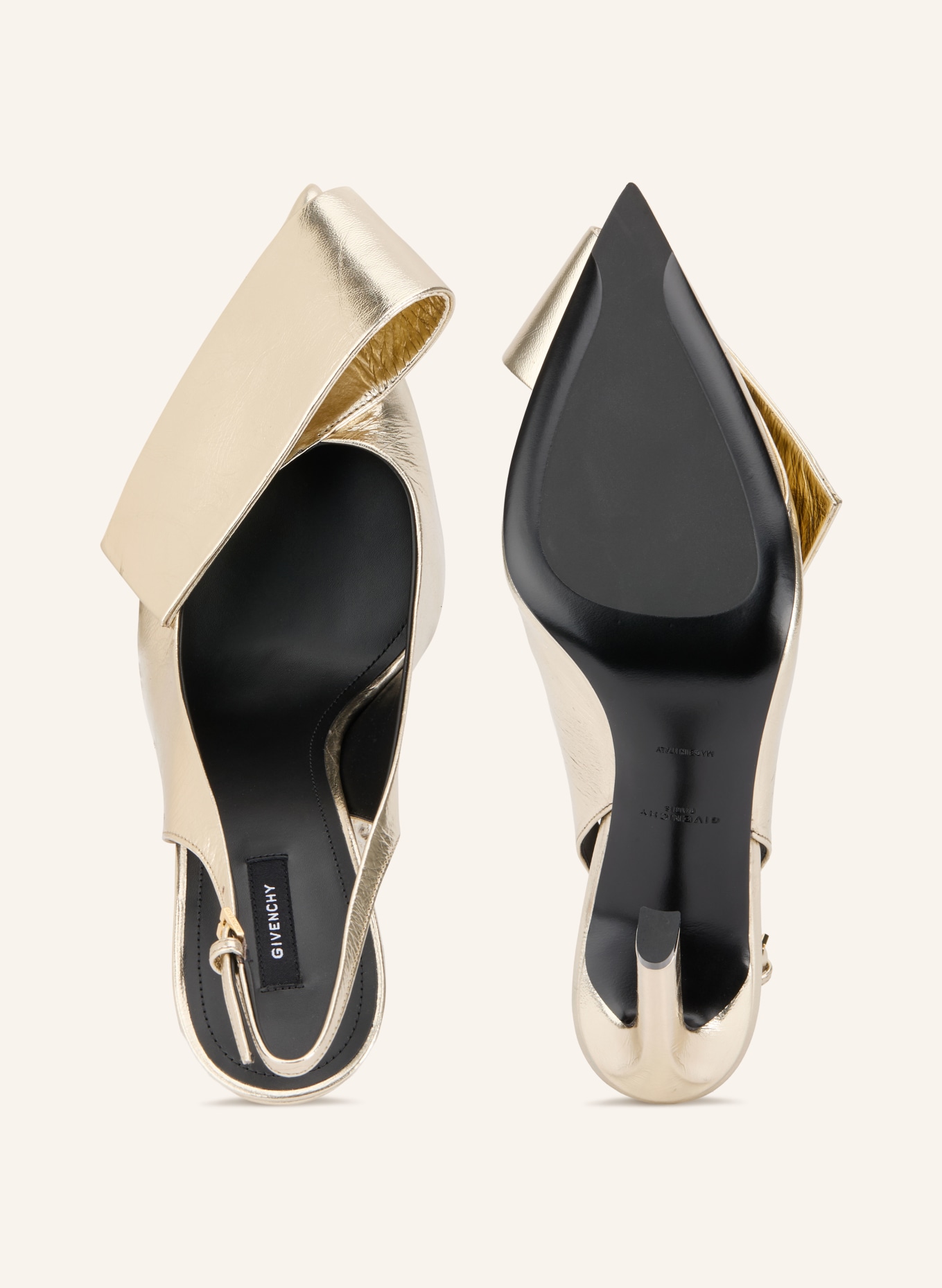 GIVENCHY Slingback pumps: GOLD