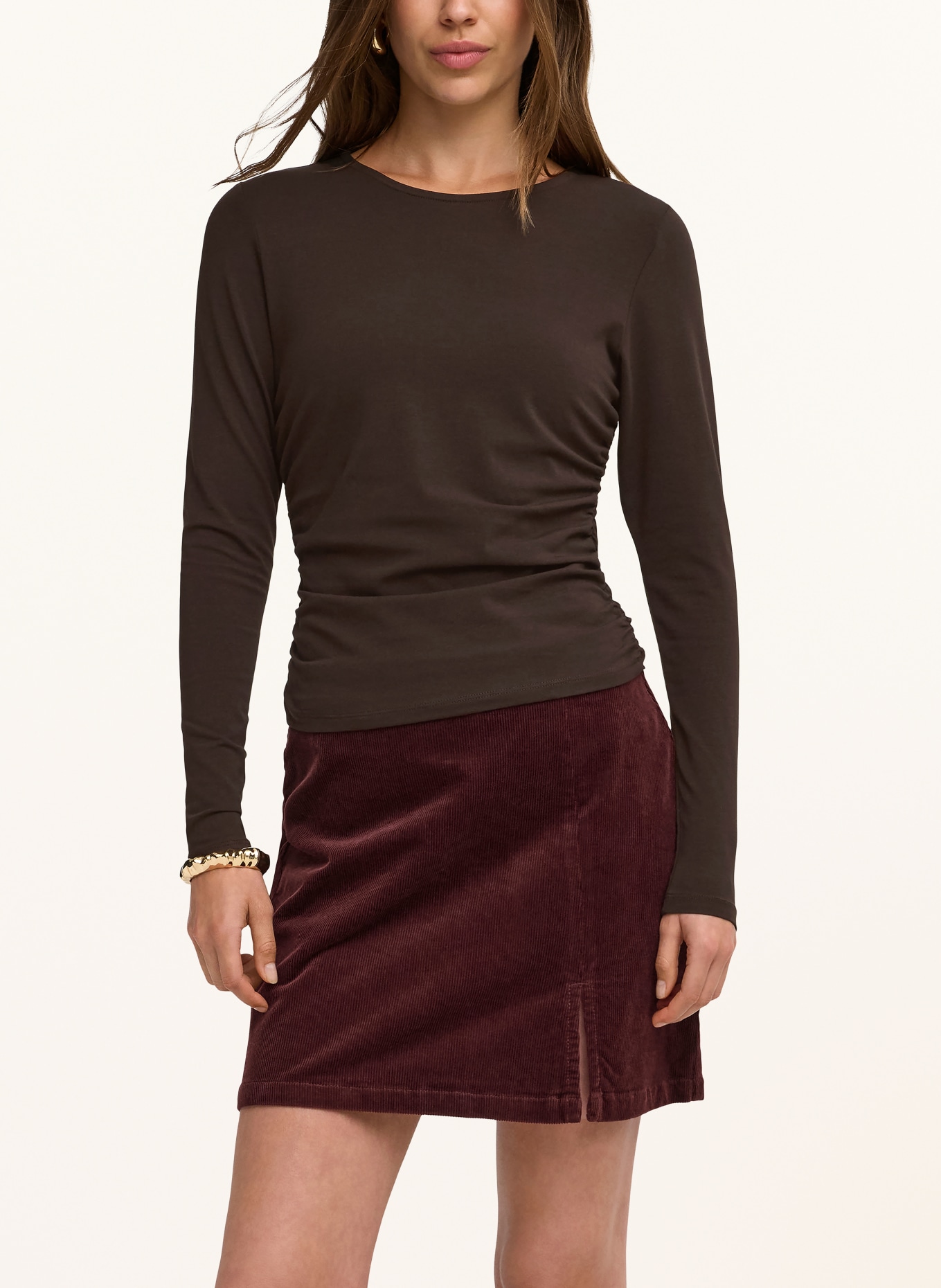 ONLY Longsleeve: MARRON FONCÉ