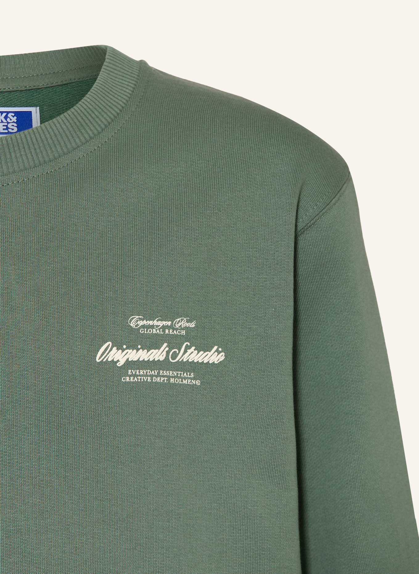 JACK&JONES Sweatshirt: GREEN