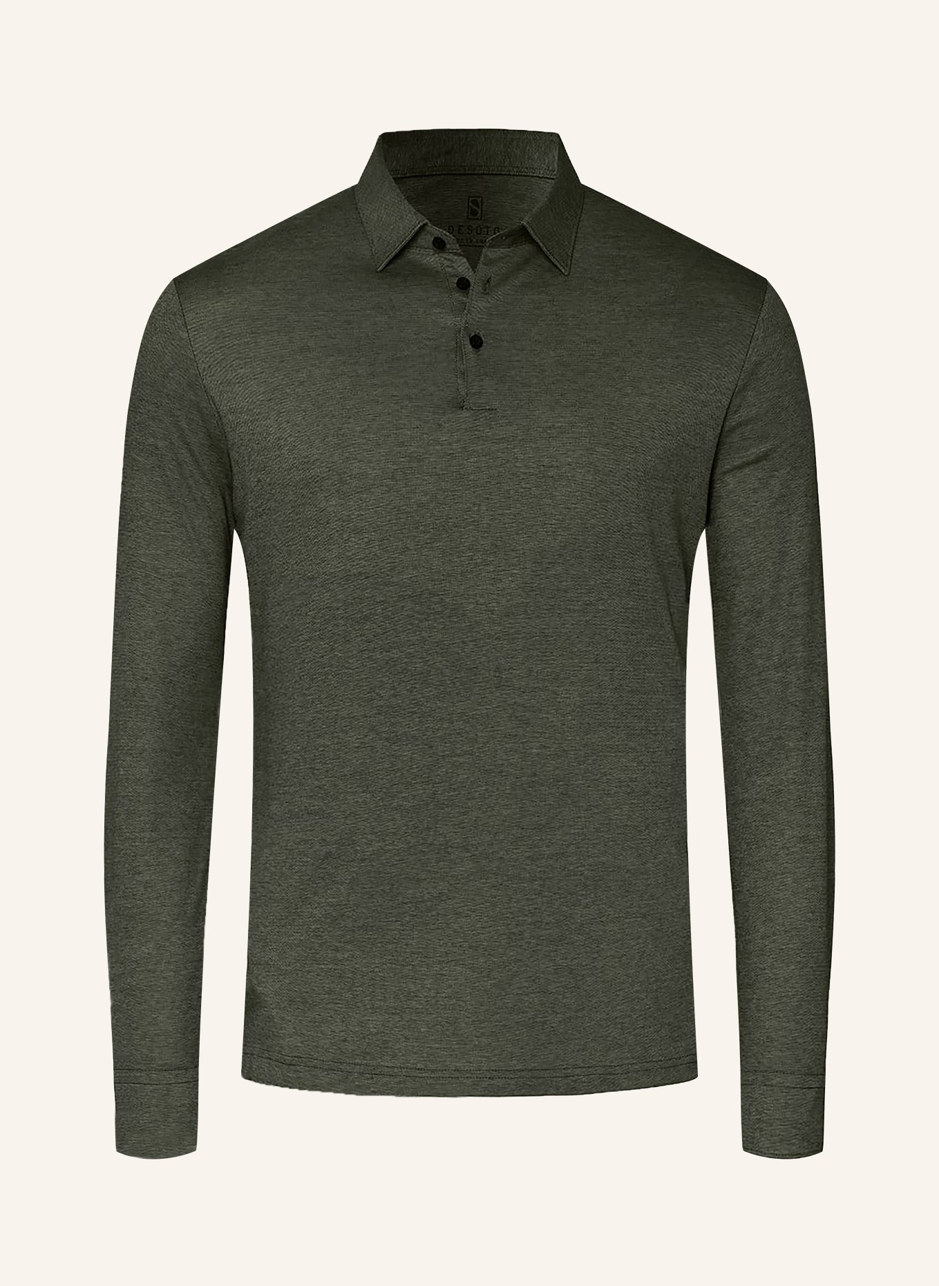 DESOTO Jersey-Poloshirt: KHAKI
