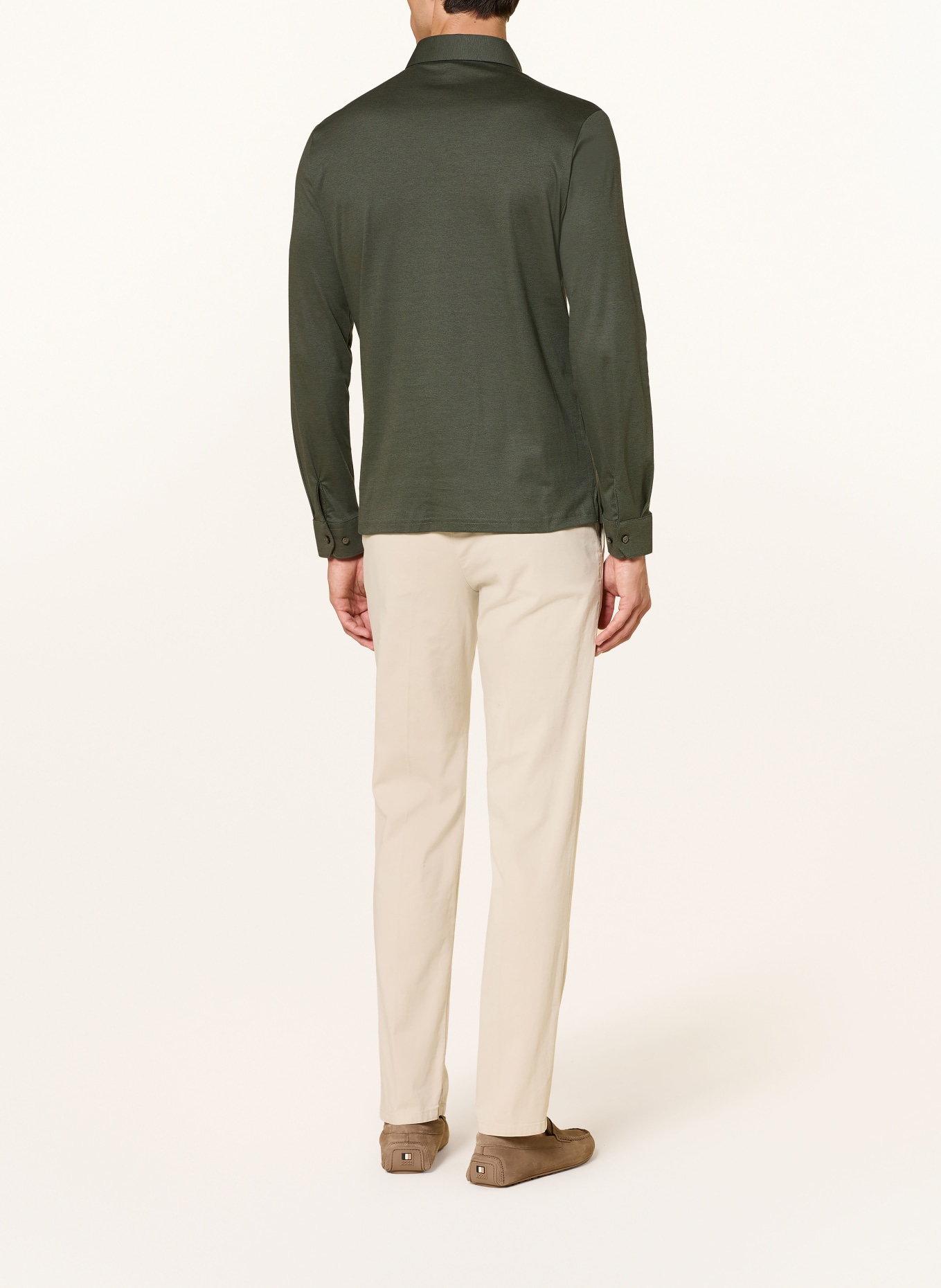DESOTO Jersey-Poloshirt: KHAKI