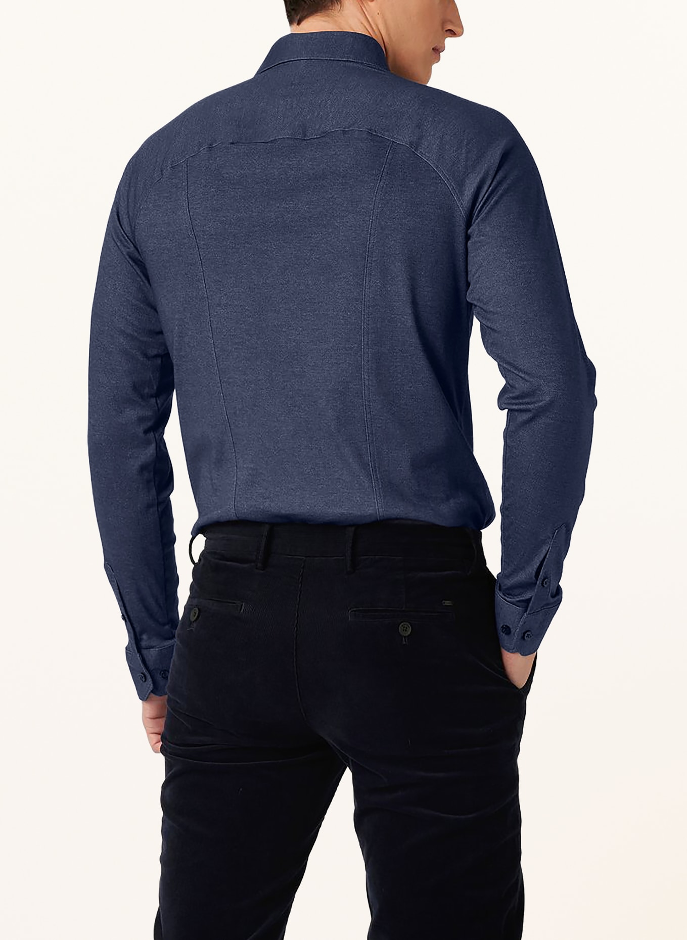 DESOTO Overhemd, slim fit: BLAUW