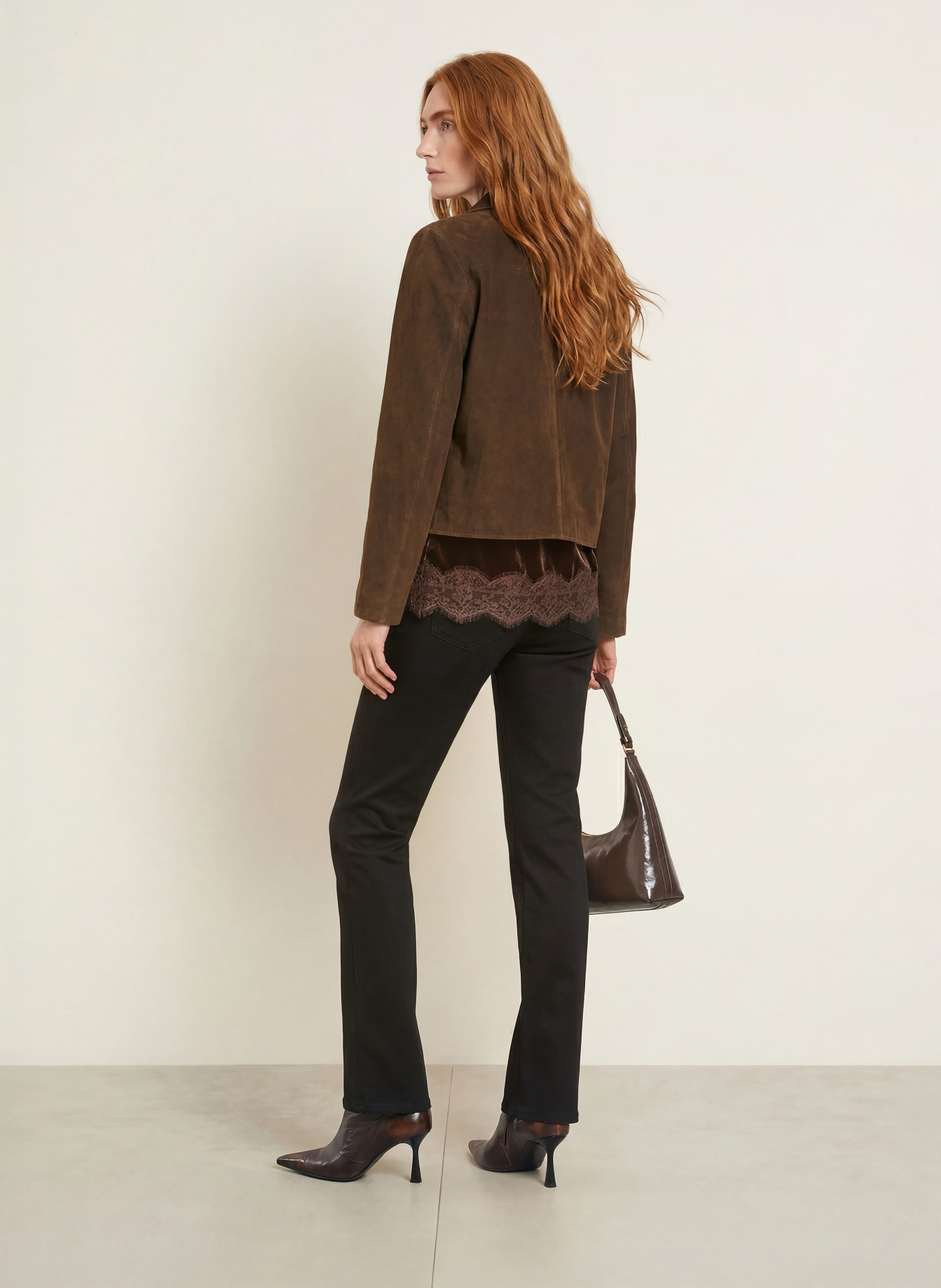 BRAX CAROLA Chinos: BLACK