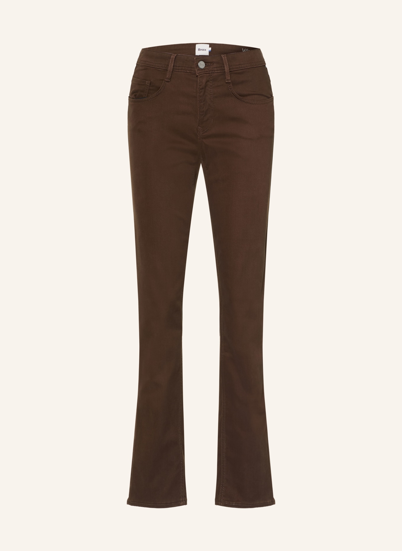 BRAX CAROLA Chinos: DARK BROWN