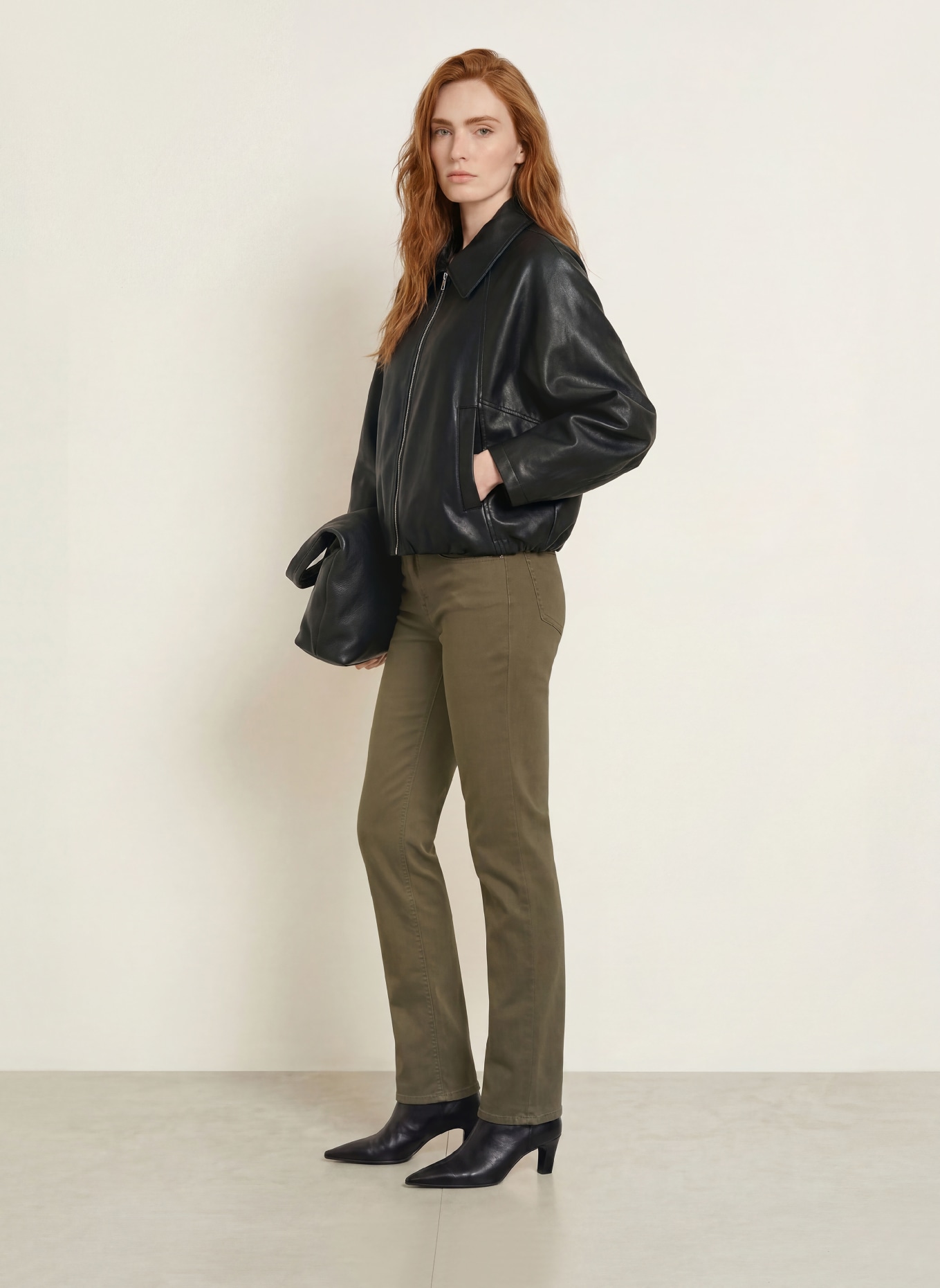 BRAX CAROLA Chinos: OLIVE