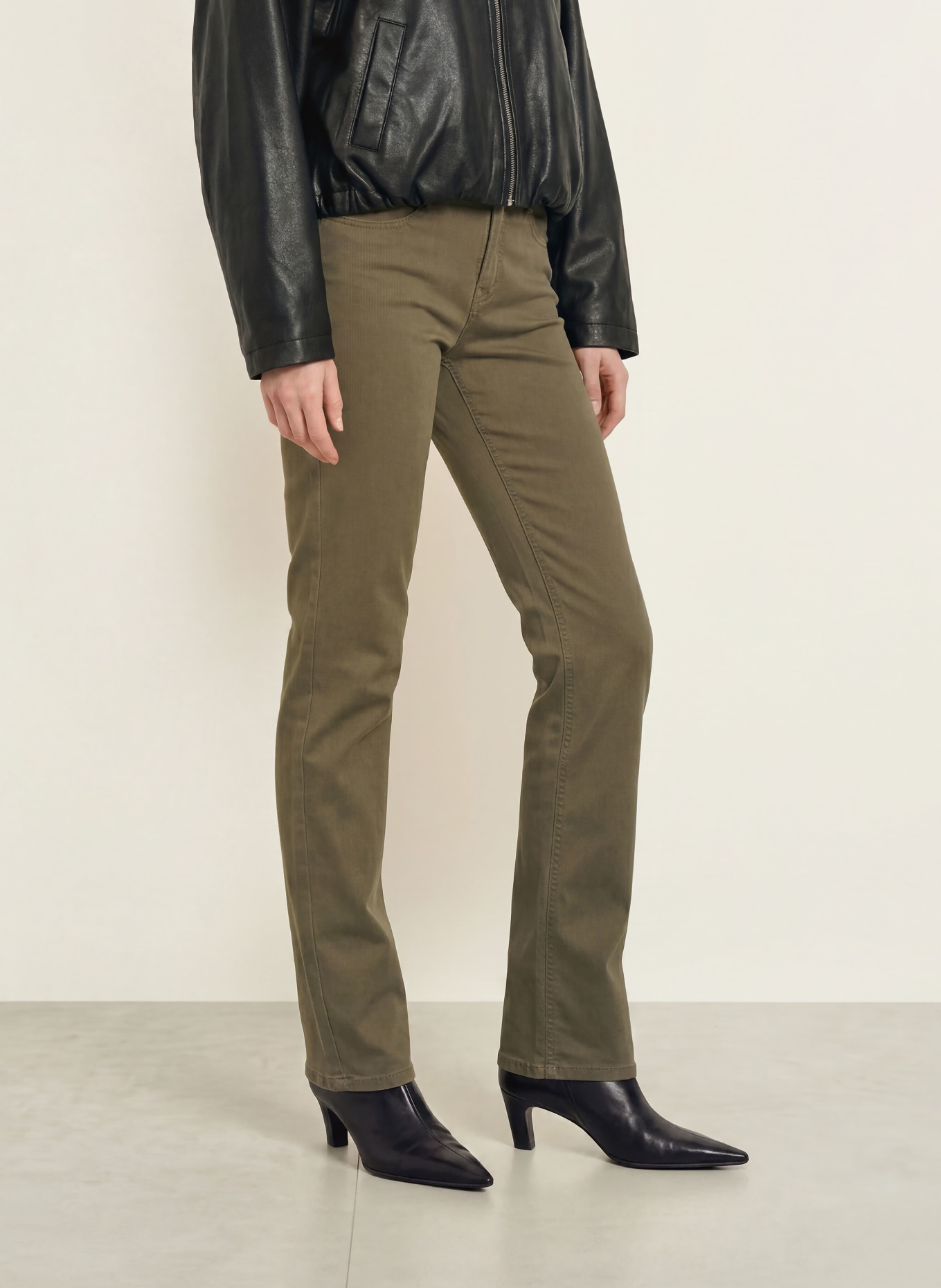 BRAX CAROLA Chinos: OLIVE