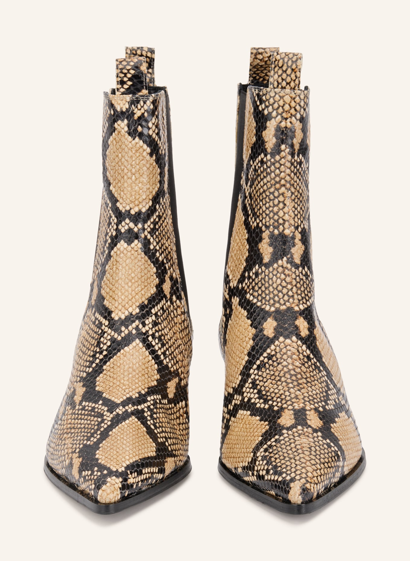 Aeyde Bottines Chelsea KIKI: CHAMEAU / MARRON CLAIR / NOIR