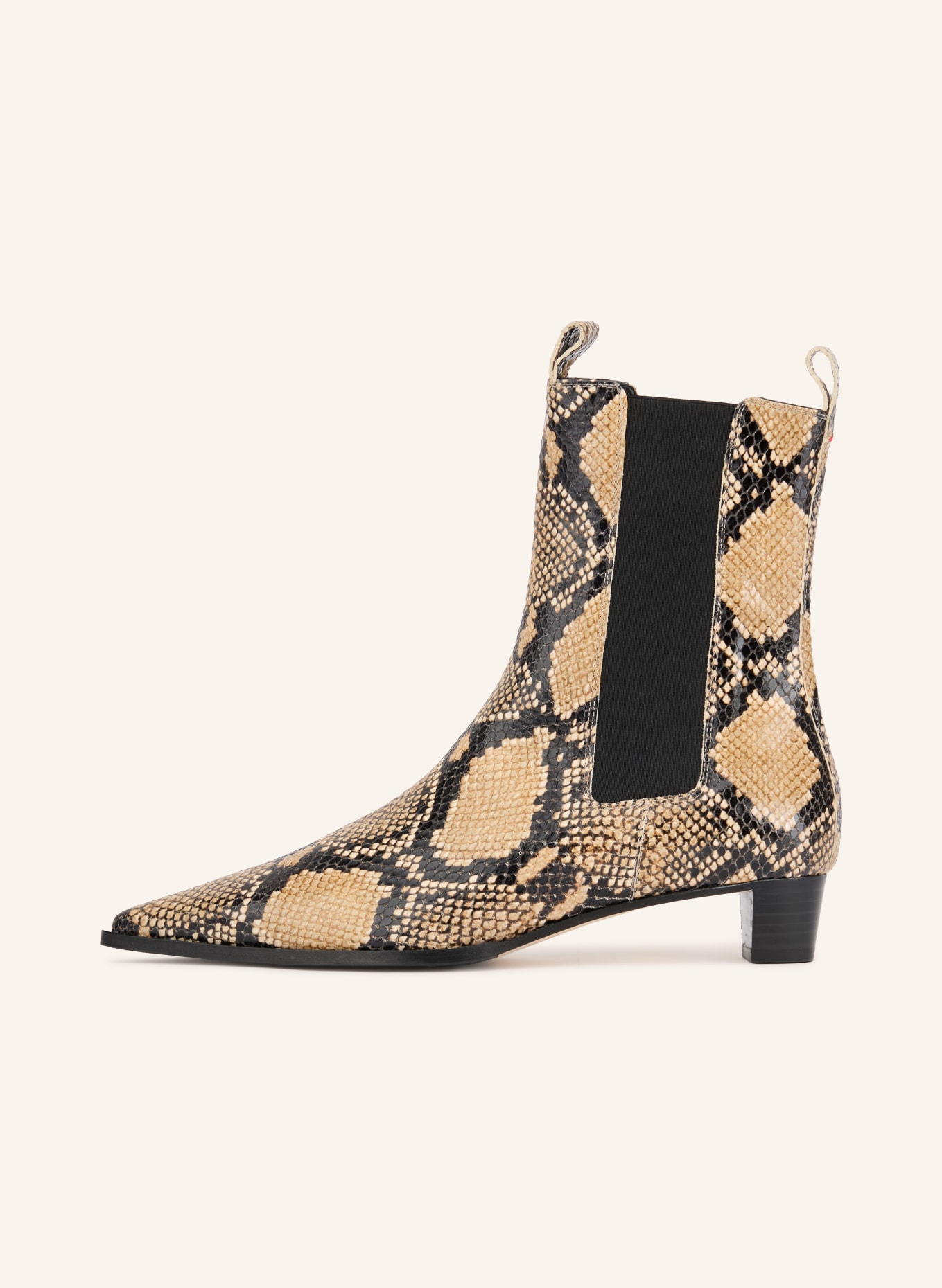 Aeyde Bottines Chelsea KIKI: CHAMEAU / MARRON CLAIR / NOIR